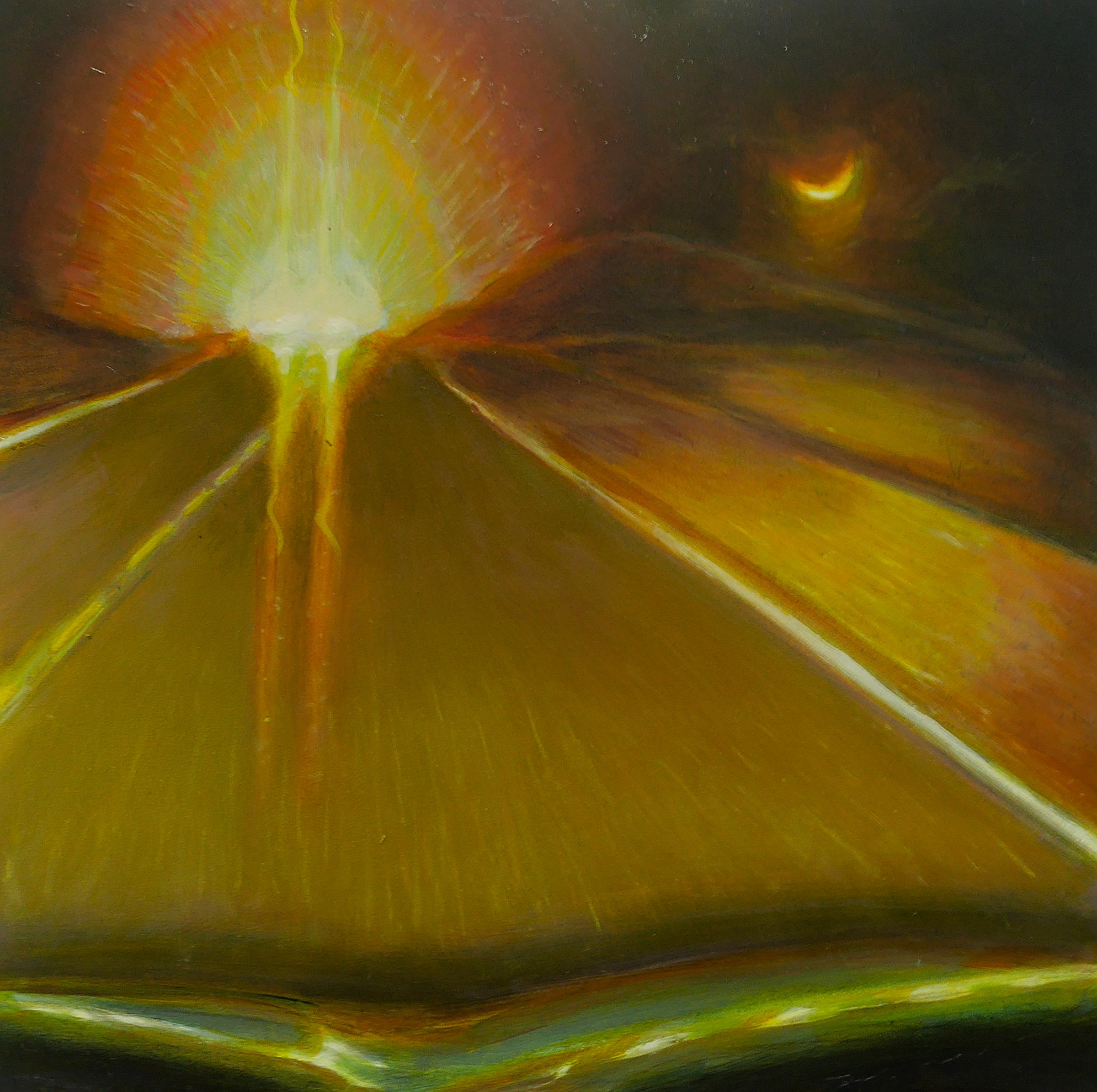 Holy / 10 x 10in / 25.4 x 25.4cm / Oil on wood panel