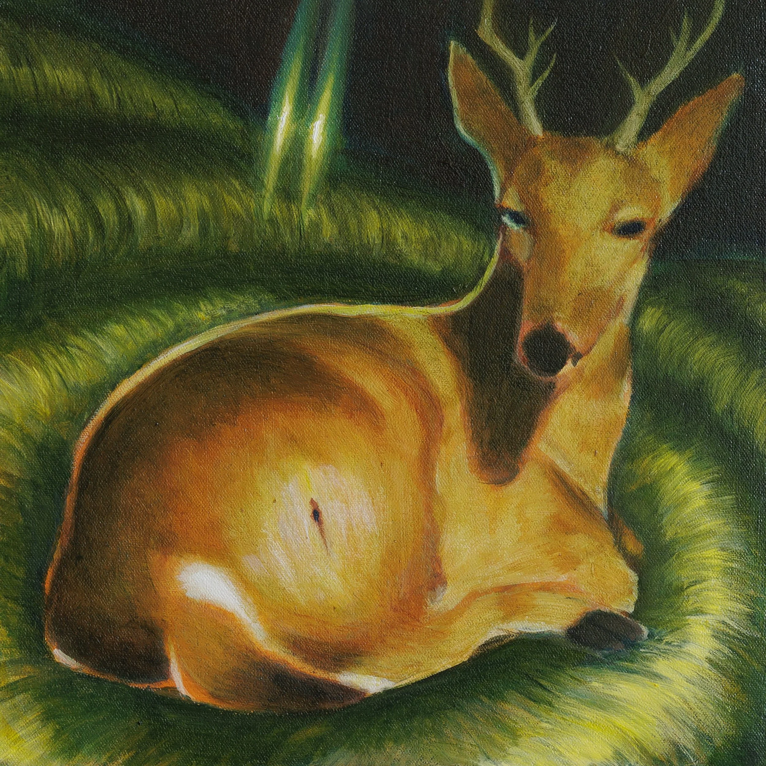 To Be Discovered / 12 x 12in / 30.48 x 30.48cm / Oil on canvas