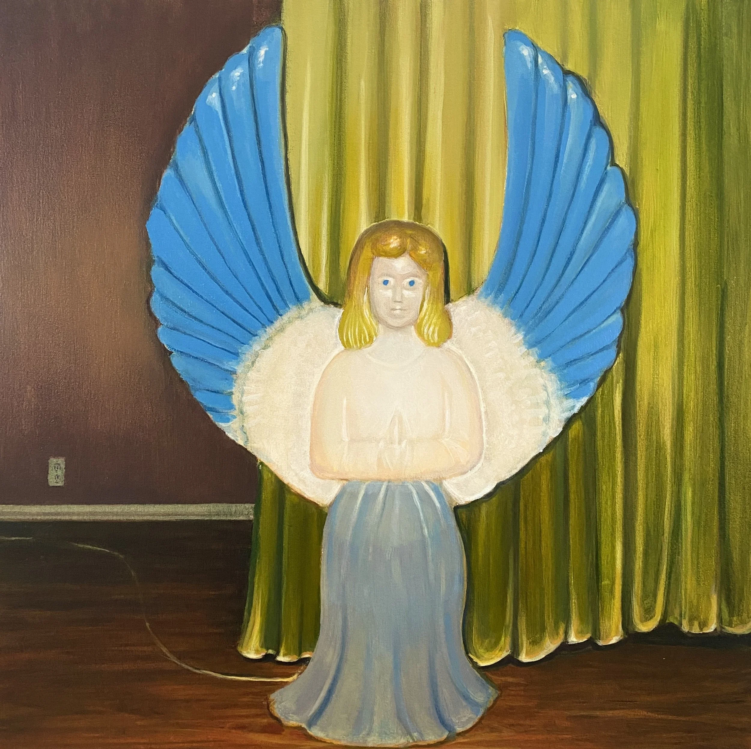 Watched / 24 x 24in / 60.96 x 60.96cm / Oil on canvas