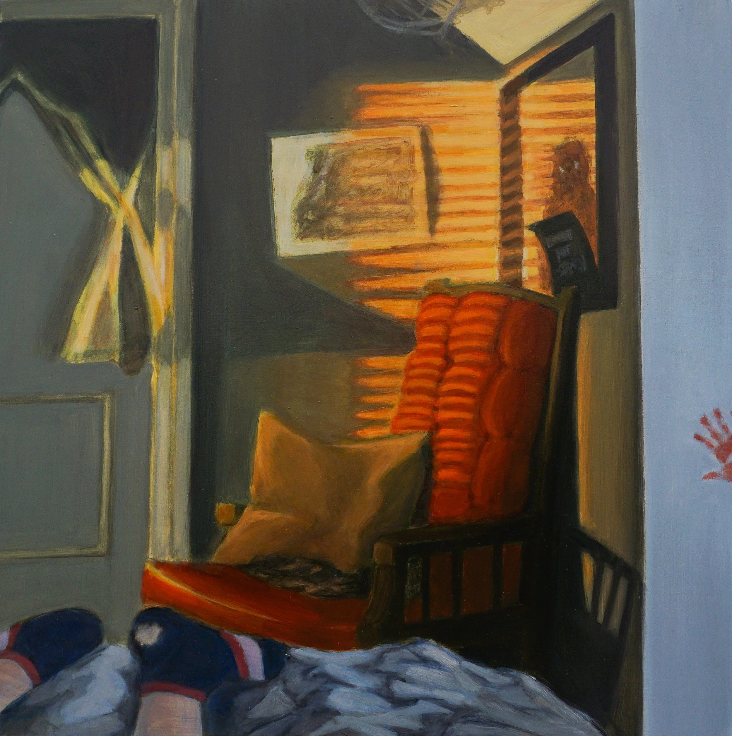 Afternoon Anxiety / 18 x 18in / Oil on wood panel