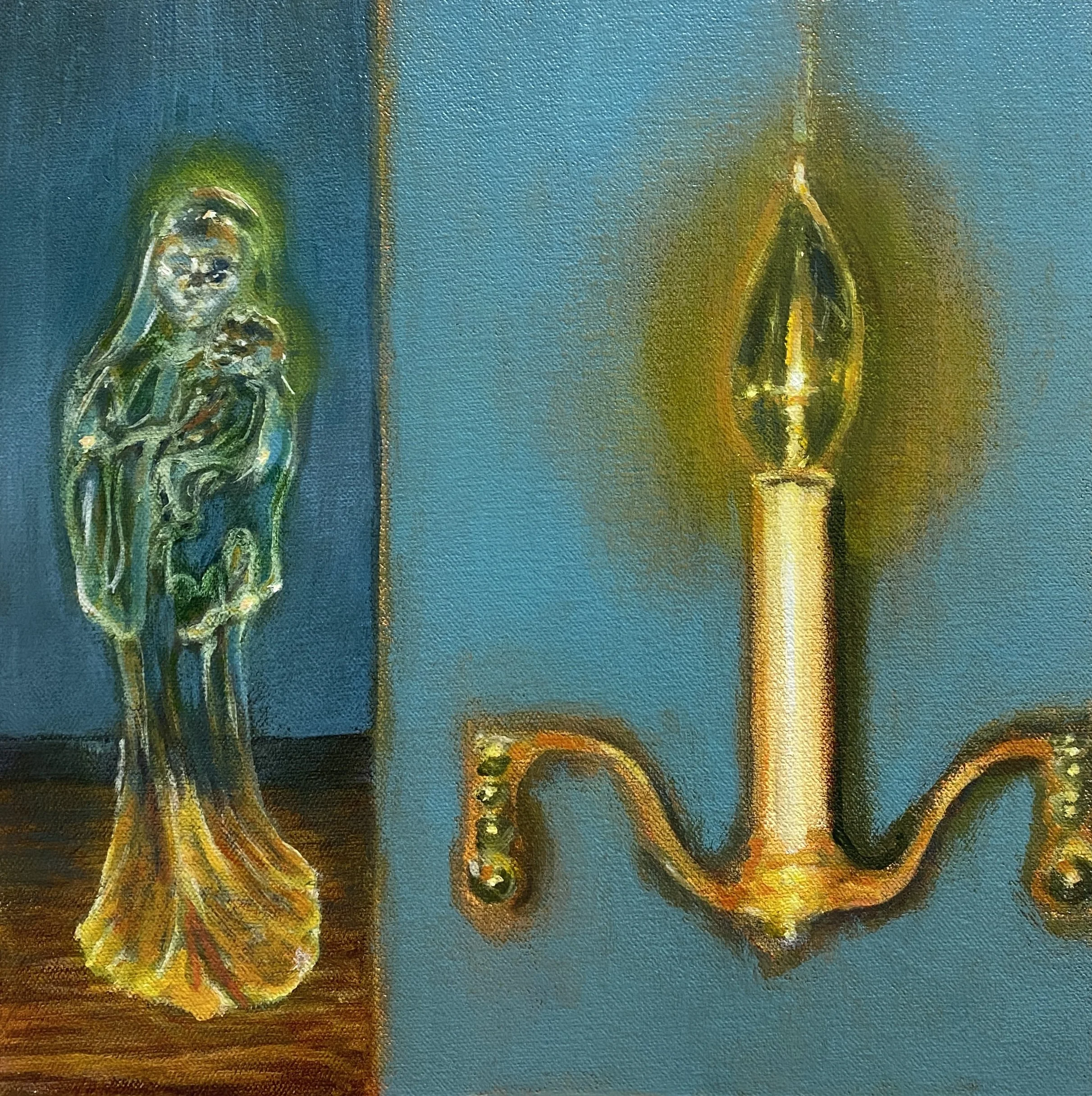 Mom / 10 x 10in / 25.4 x 25.4cm / Oil on canvas