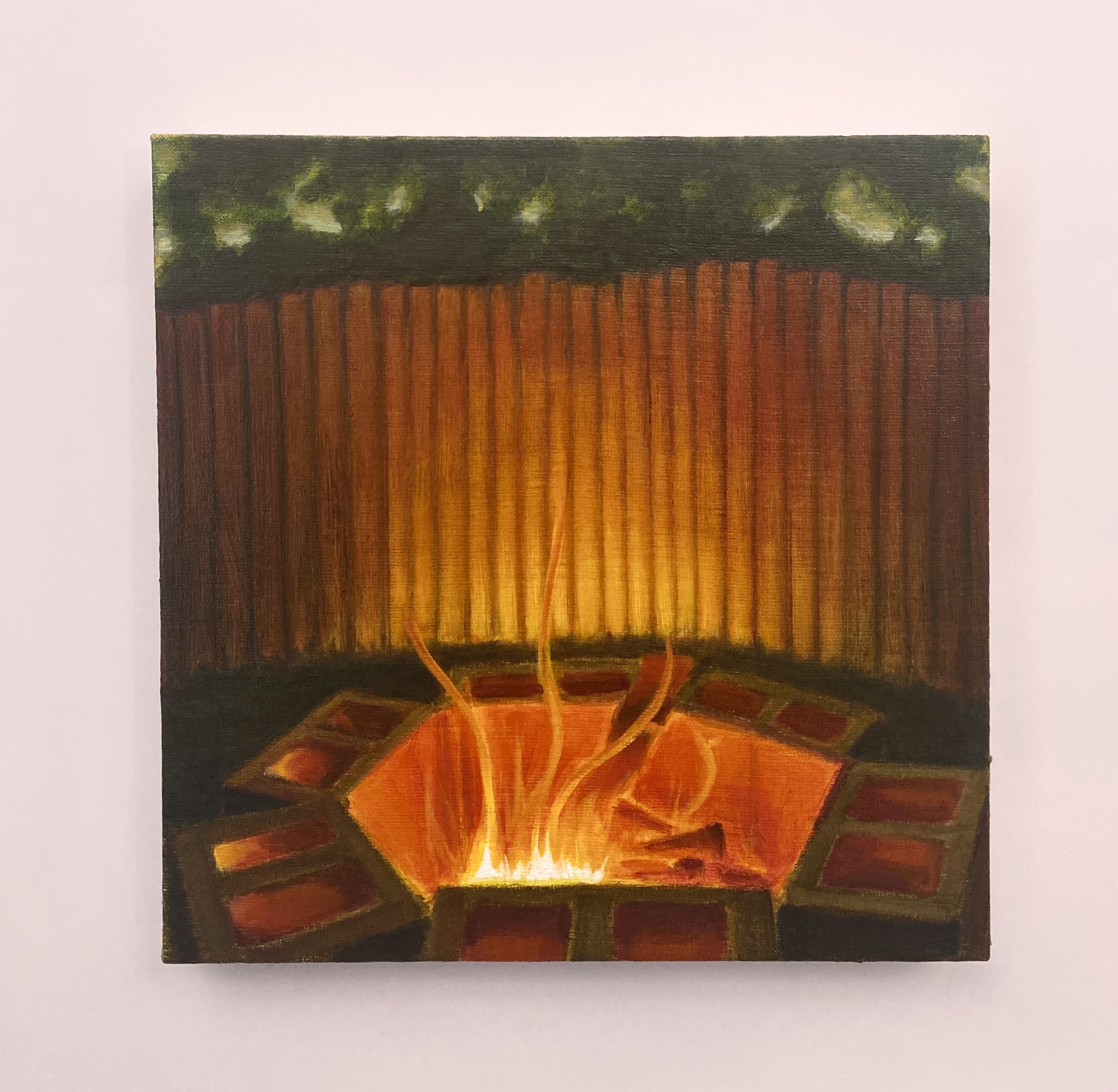 The Pit / 12 x 12in / Oil on canvas