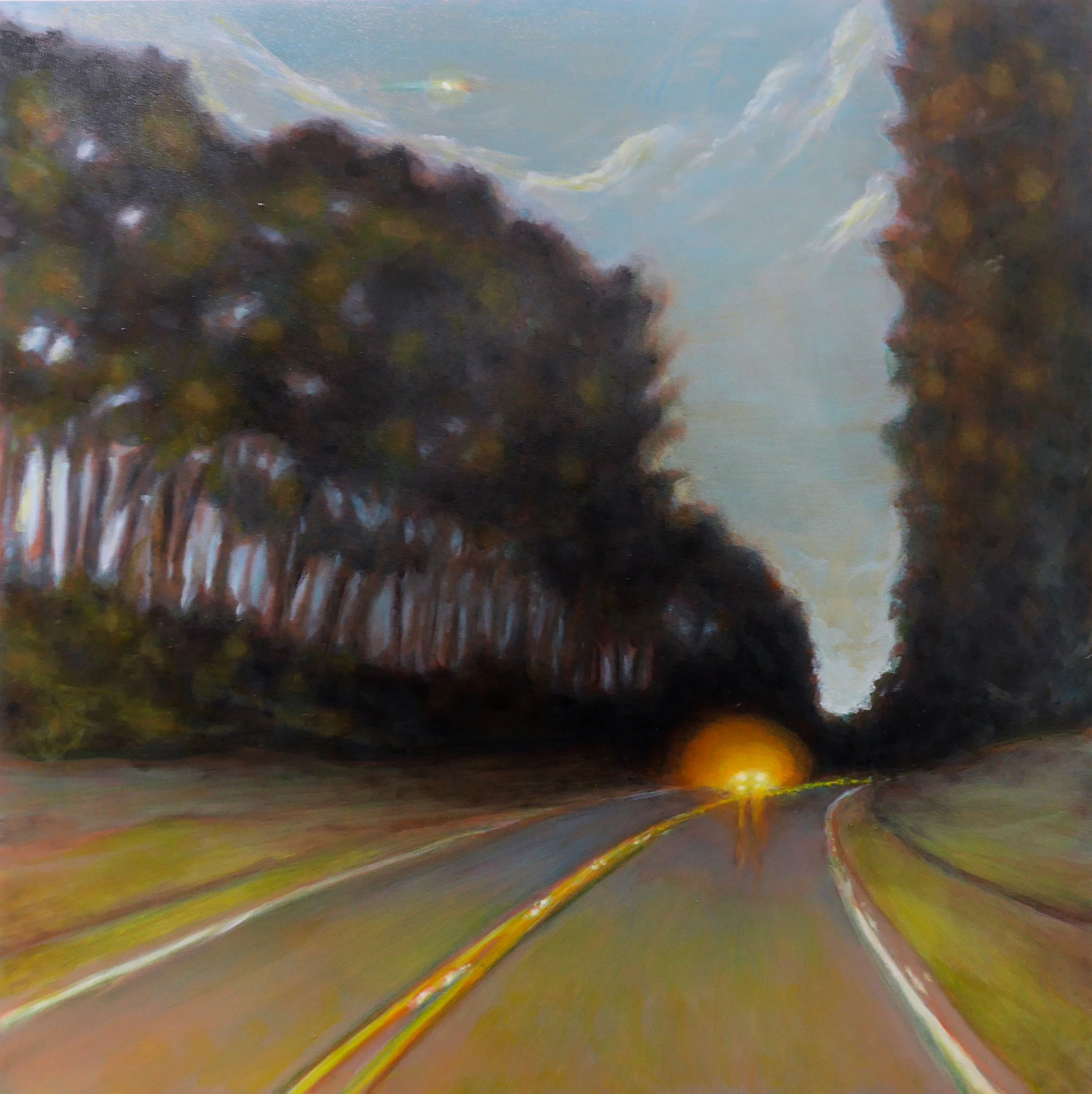 Almost There / 18 x 18in / 45.72 x 45.72cm / Oil on wood panel