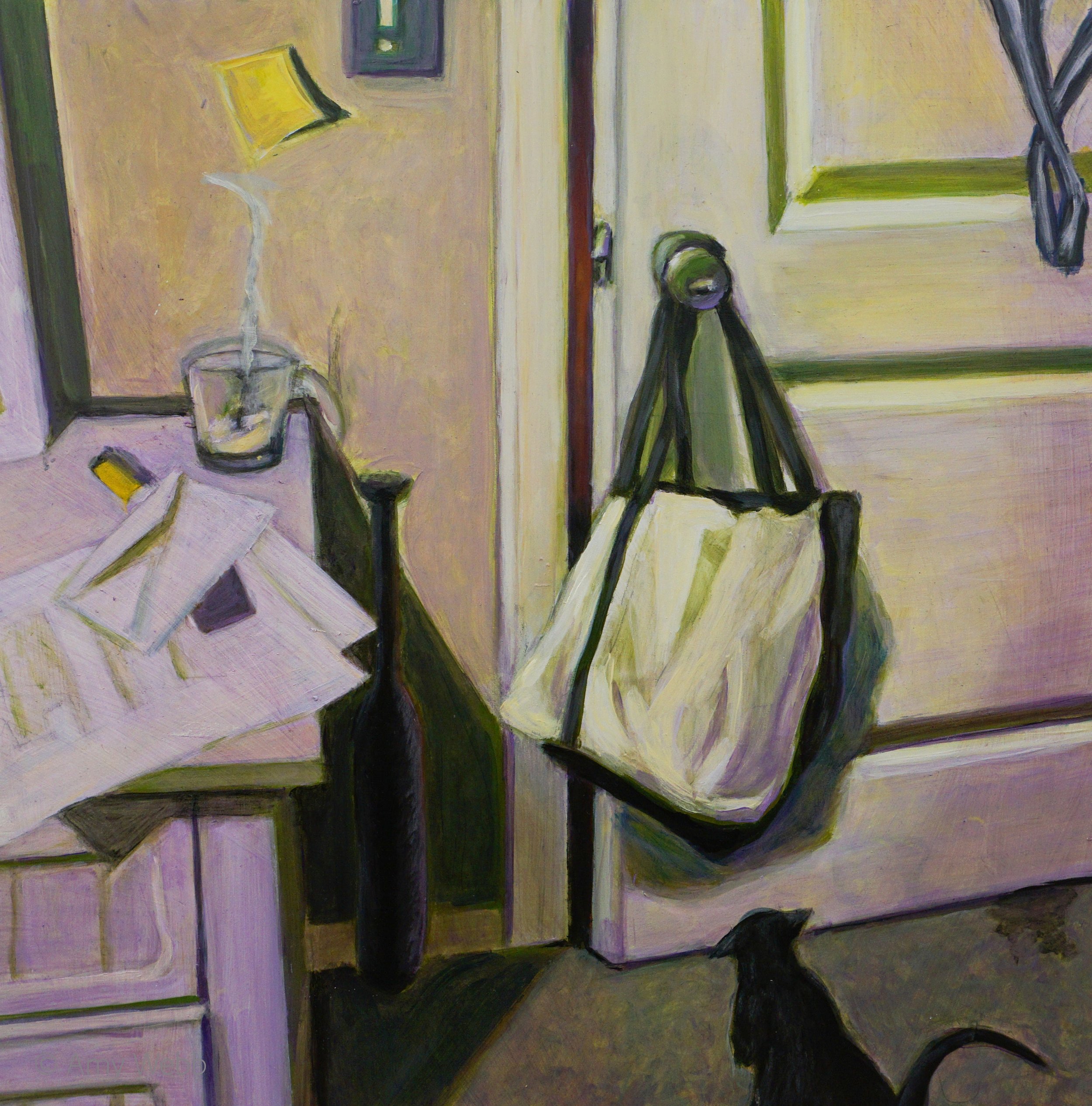 Untitled / 16 x 16in / 40.64 x 40.64cm / Oil on wood panel