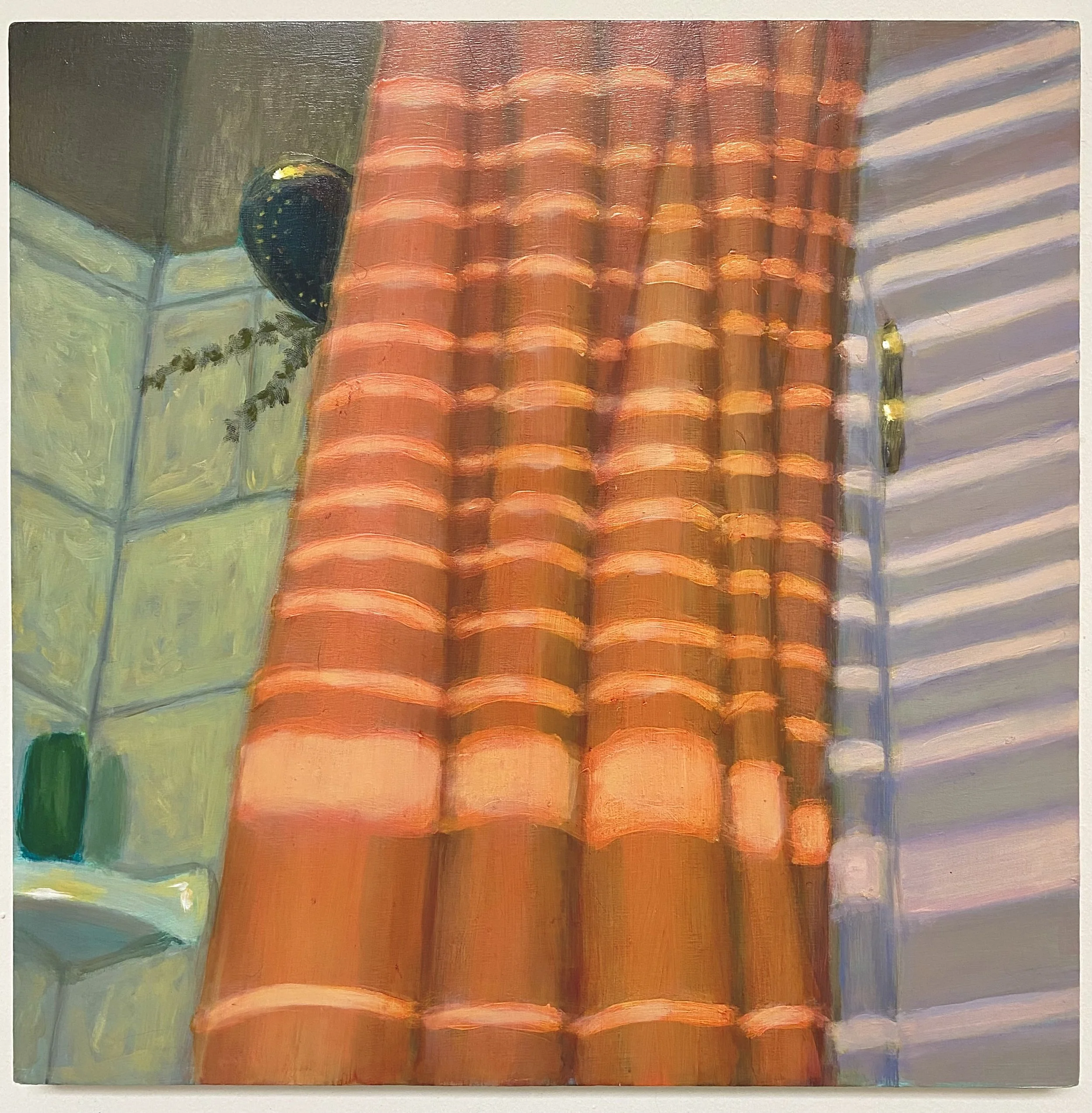 Shower Power / 12 x 12in / 30.48 x 30.48 / Oil on wood panel