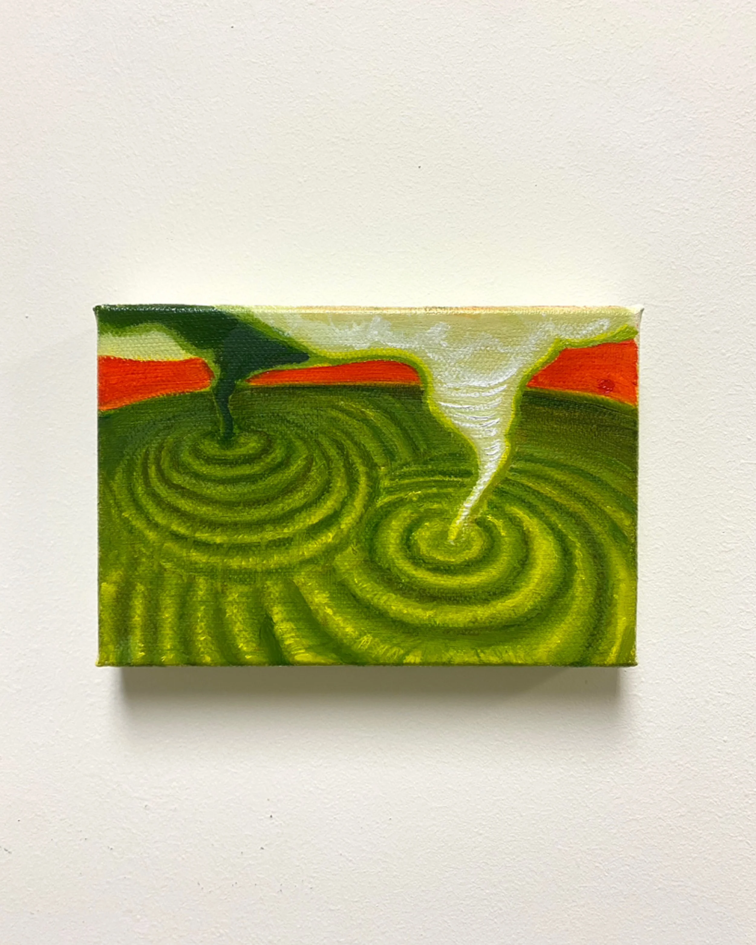 Twin Twists / $250 / 4 x 6in / Oil on canvas