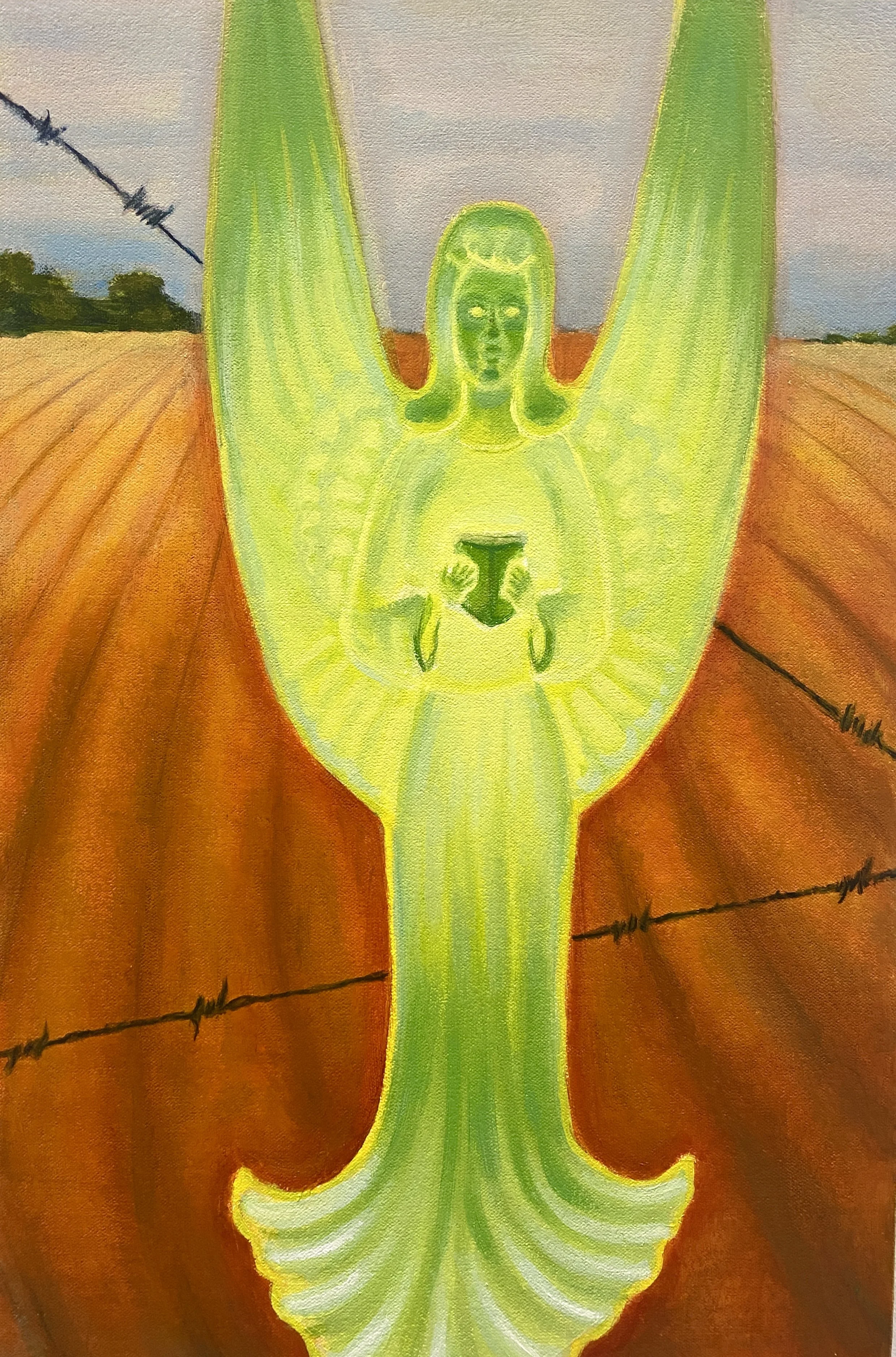 She Looms / $1,000 / 18 x 12in / Oil on canvas