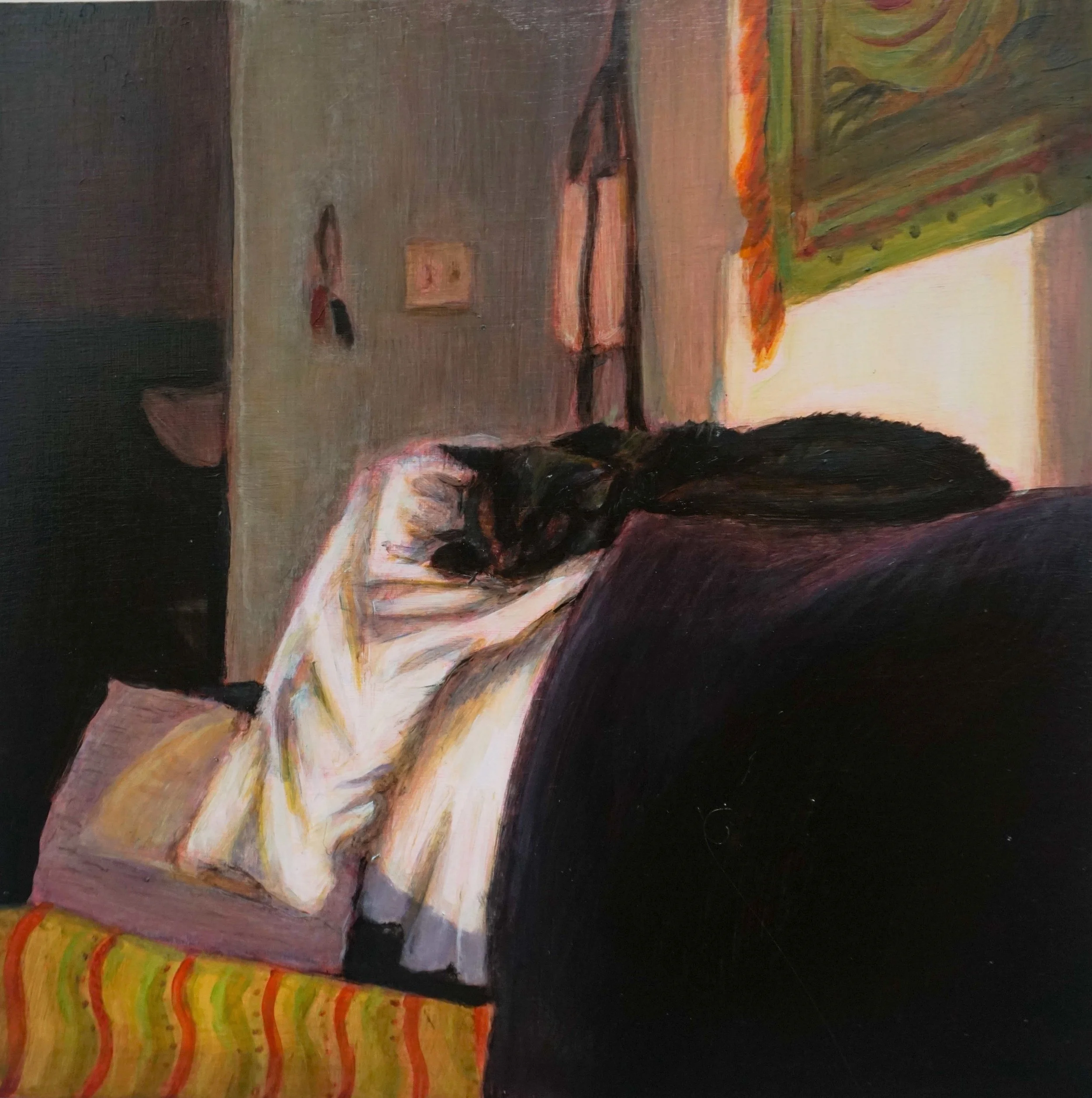 Sunny Spot / 12 x 12in / Oil on wood panel