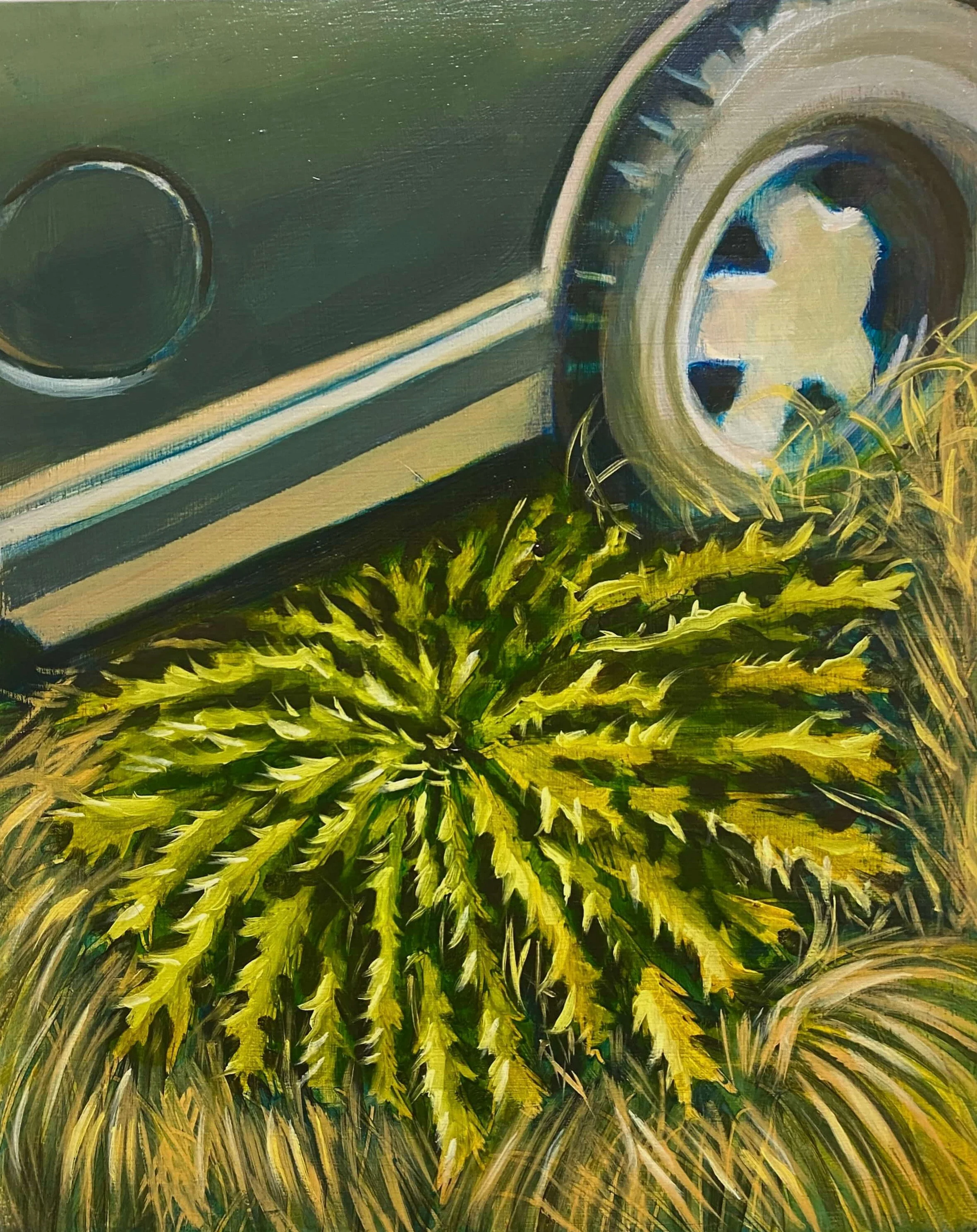 Big This / 10 x 8in / 25.4 x 20.32cm / Oil on wood panel