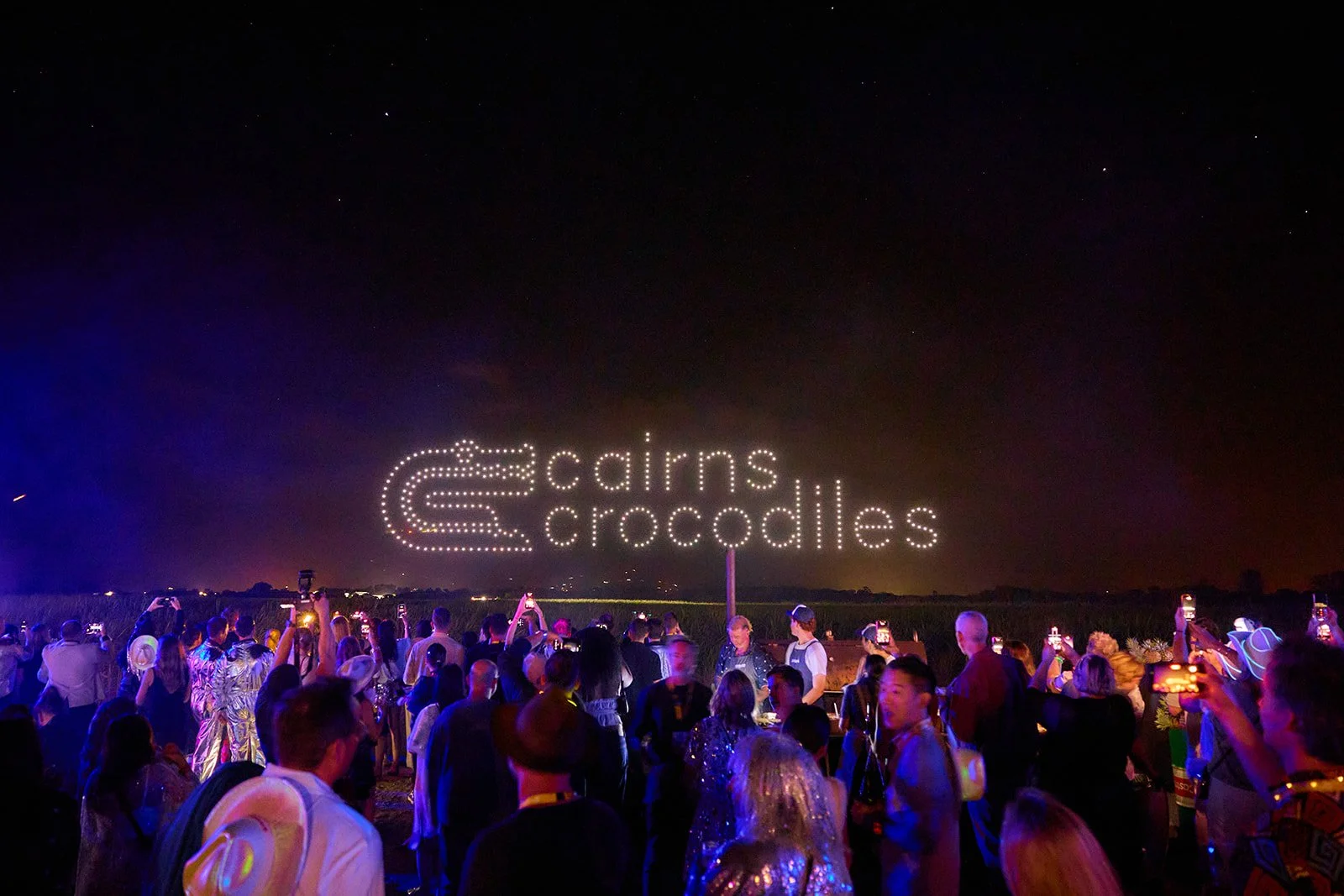 AURA DRONE SHOWS TAKES OVER CAIRNS CROCODILES