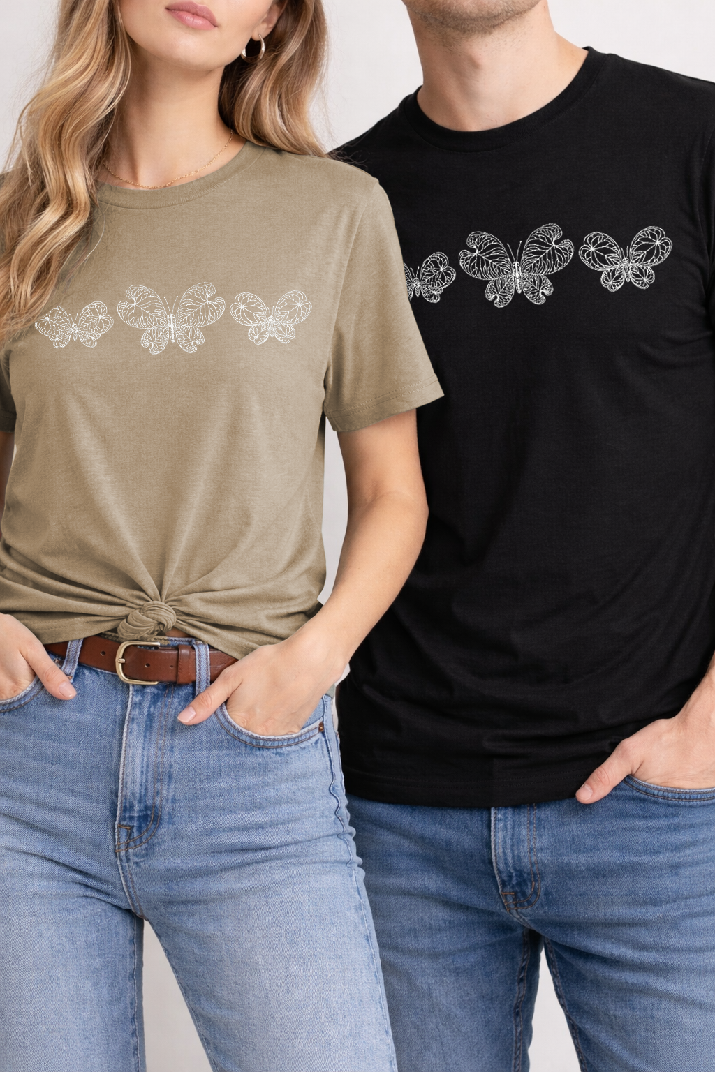 Anthurium Butterflies Unisex Tee