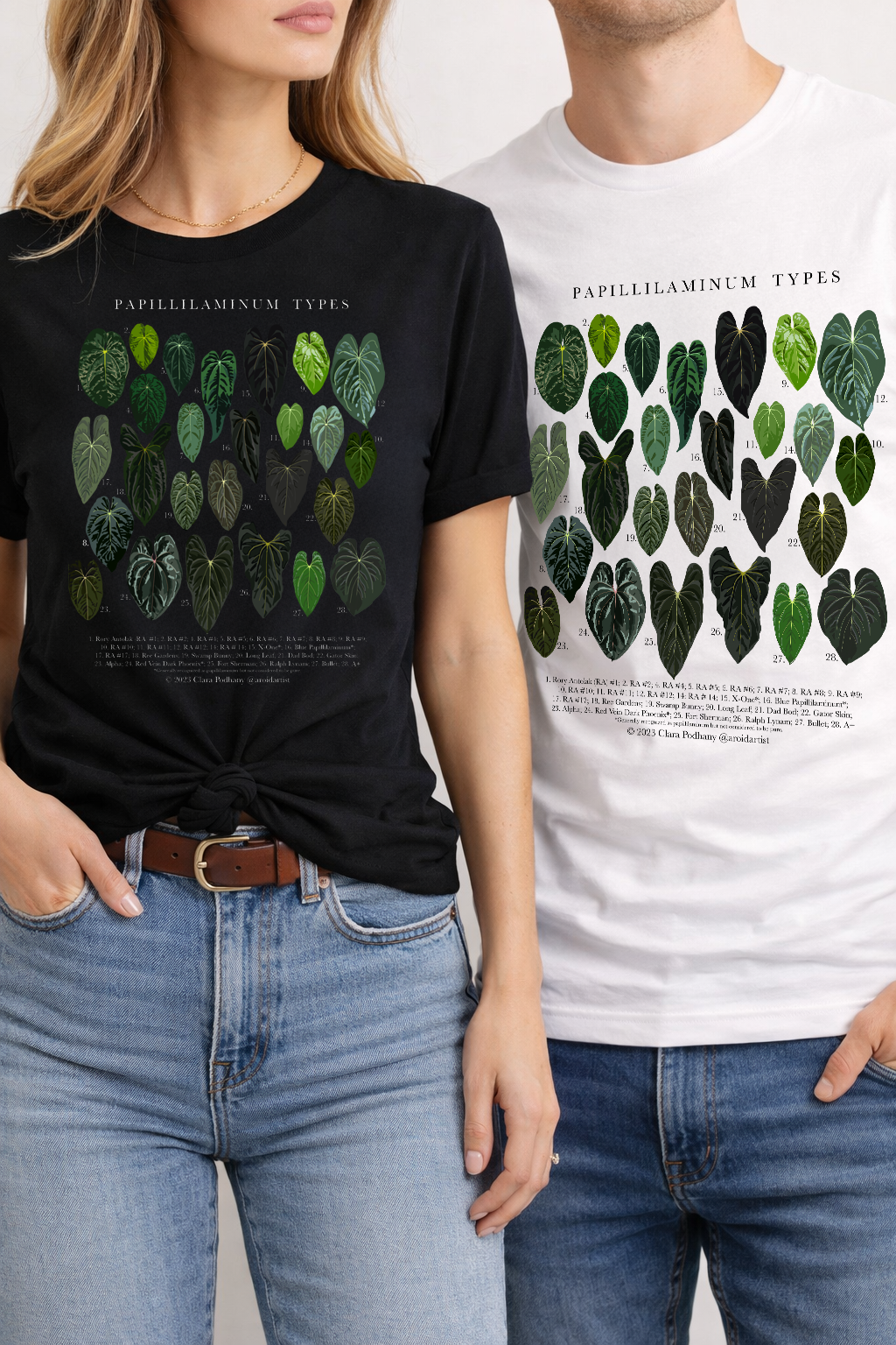 Papillilaminum Types Unisex Tee