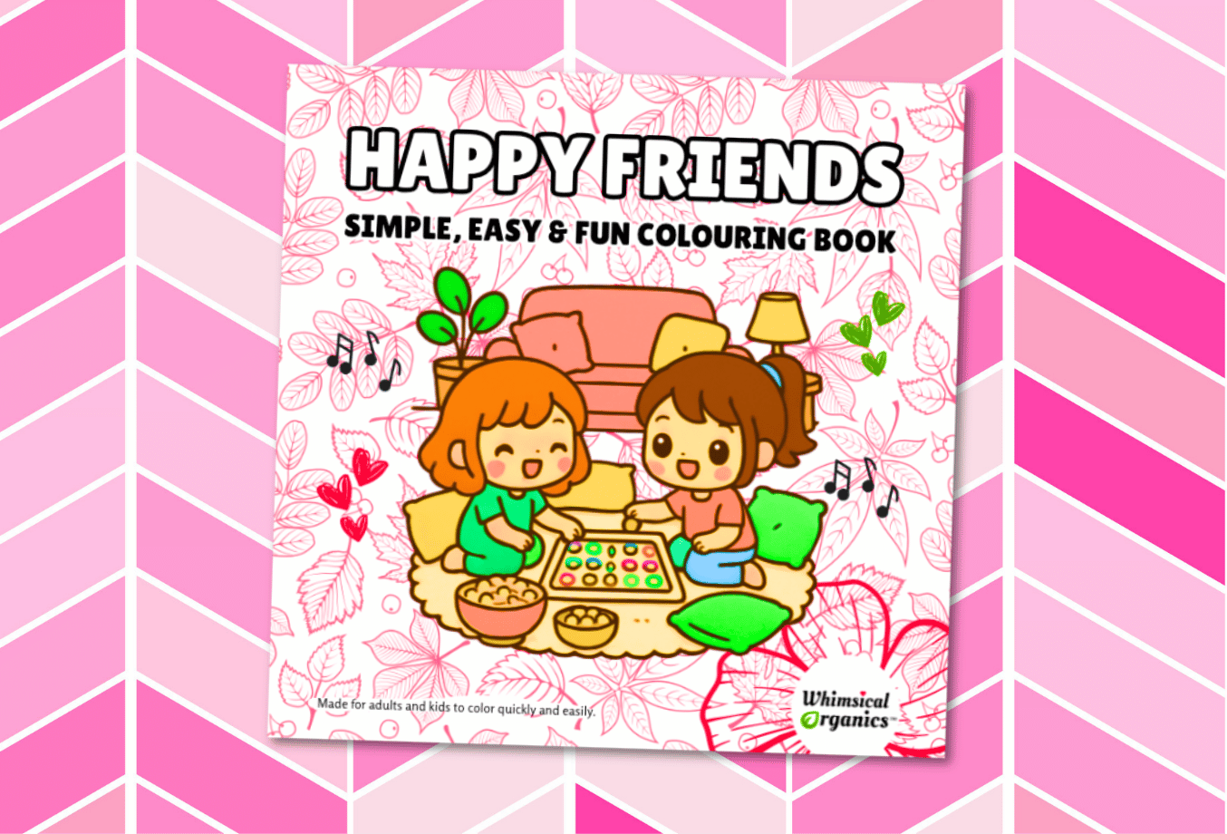 Happy Friends Coloring Book