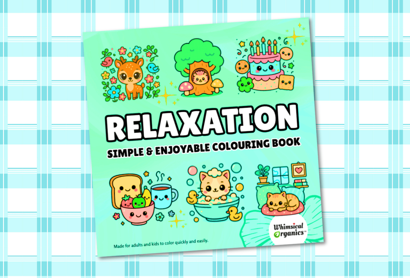 Relaxation: Simple & Enjoyable Colouring Book