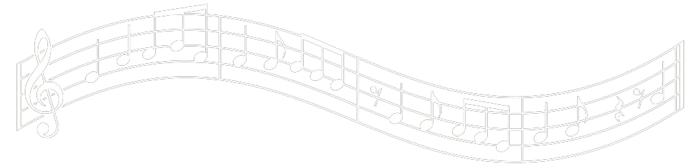 A musical staff with notes and a treble clef, depicting sheet music.