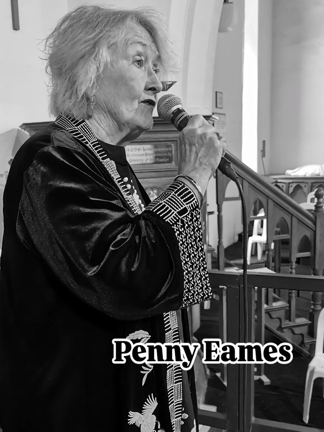 Penny Eames singing up a storm at the Port Fairy Jazz Festival 2026
