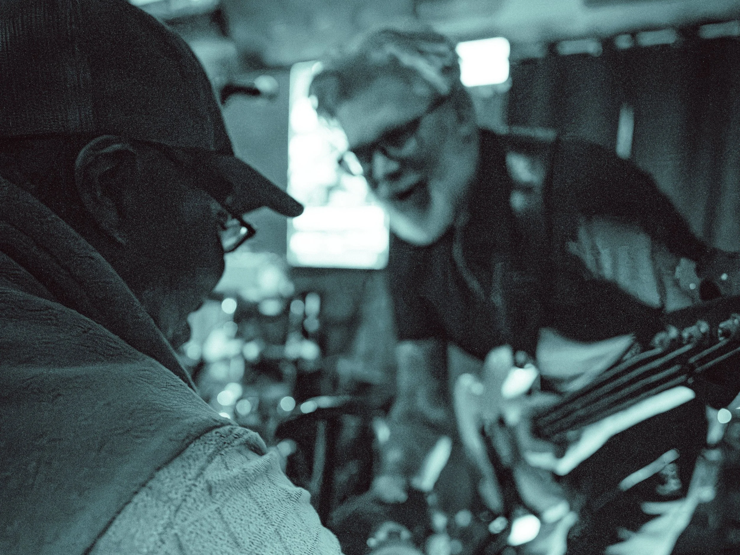 Kip Lohr interacting with the crowd during a Funk Around & Find Out show.