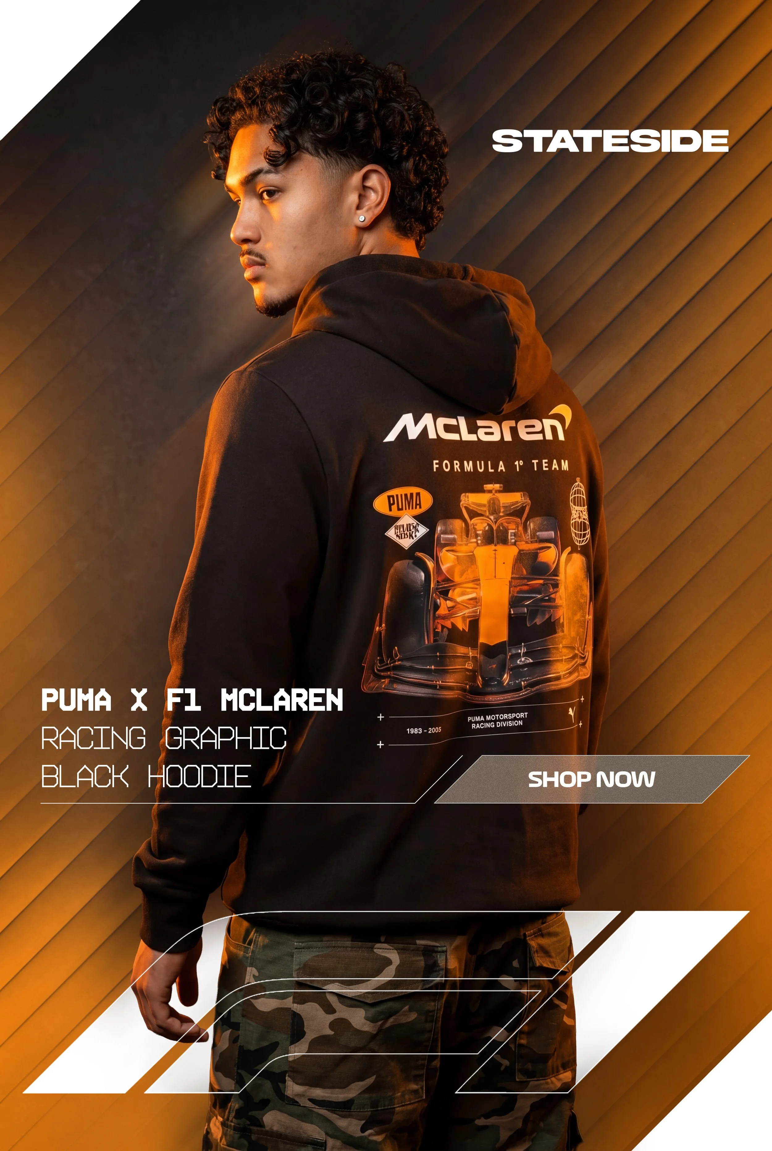 Puma x McLaren Racing Graphic Black Hoodie - Mens.jpg