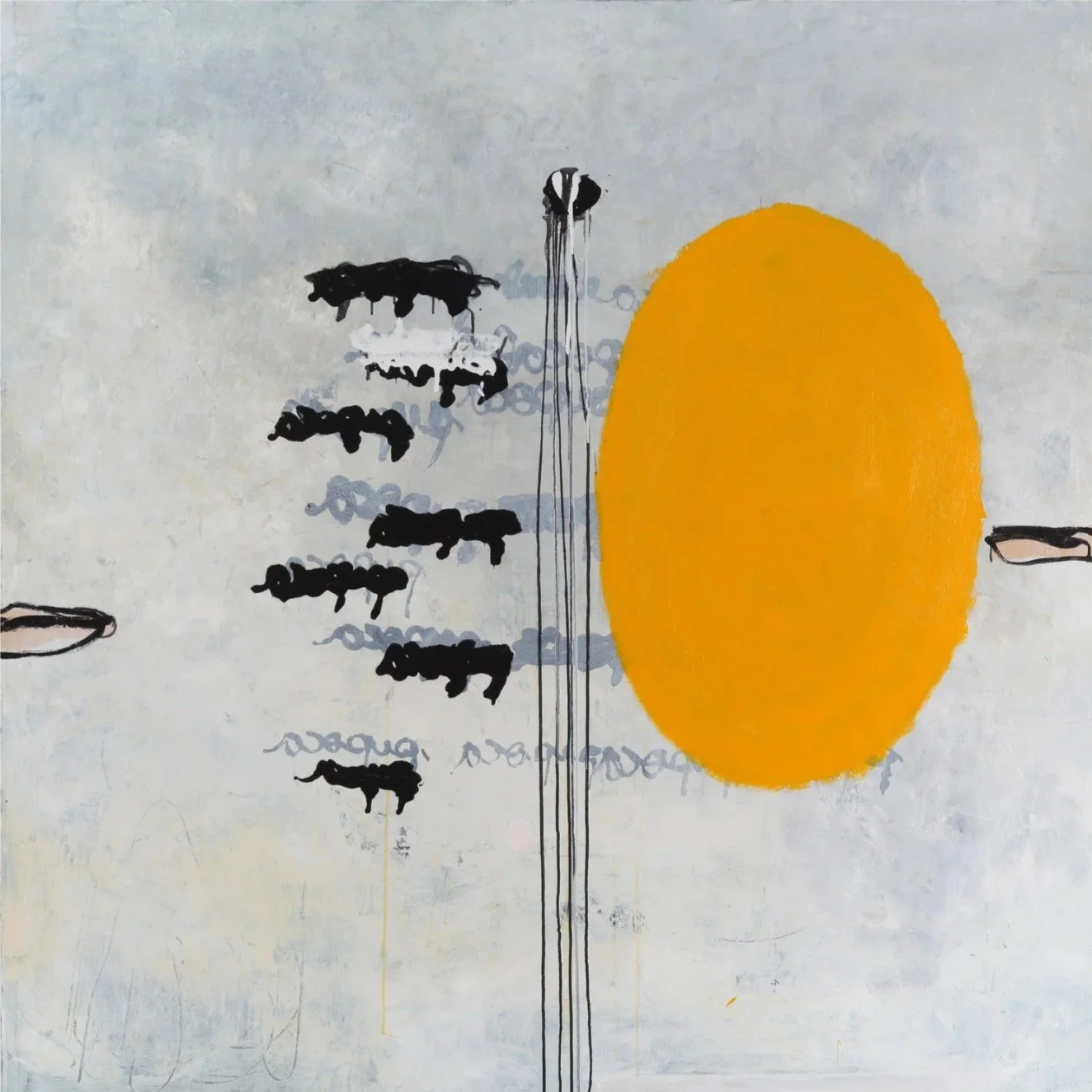 The Poetics of Space 2, Mix Media on Wood Panel, 60 x 60 in