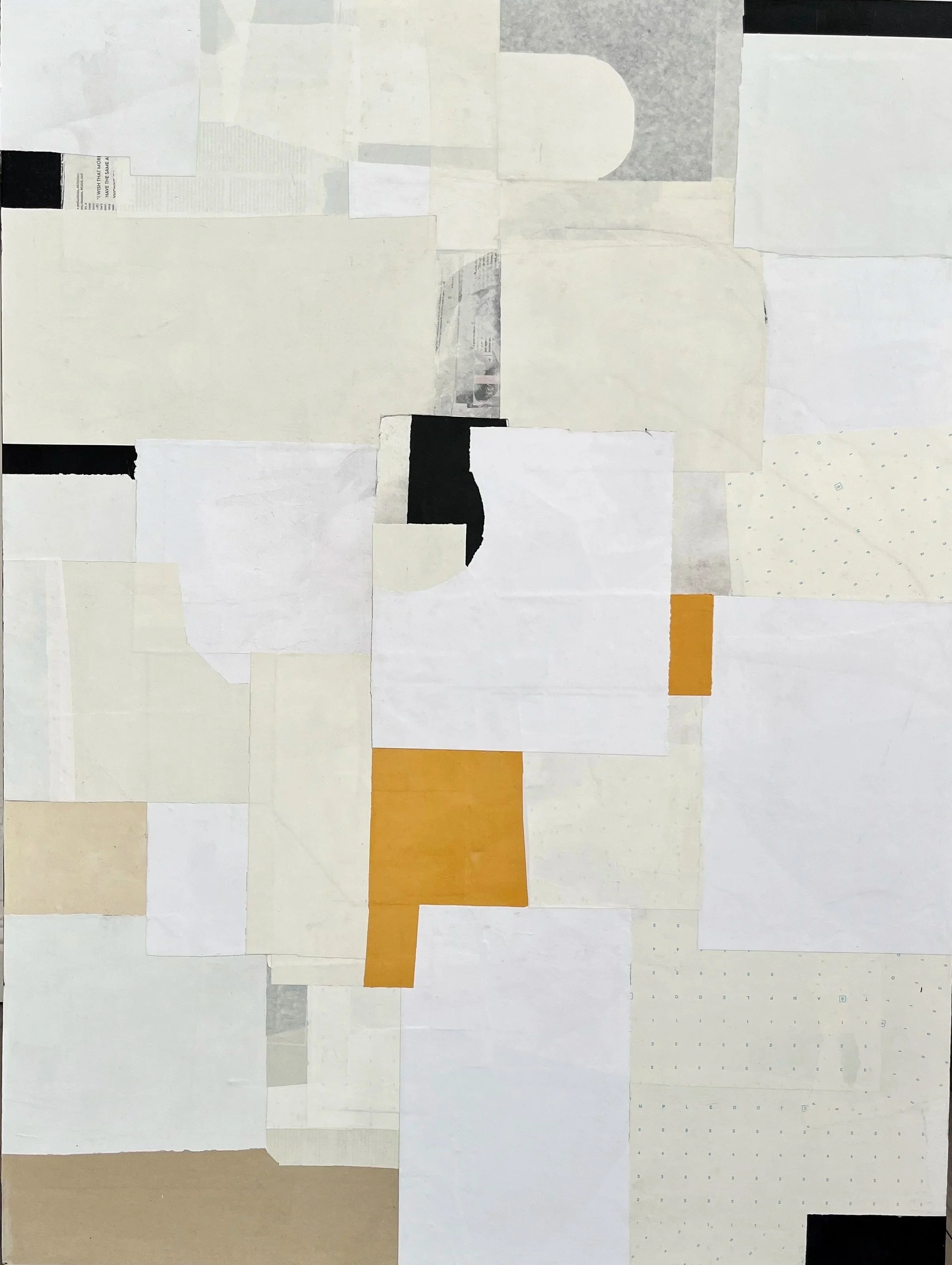 Wabi Sabi 115, Mix Media on Wood, 53x 40 in