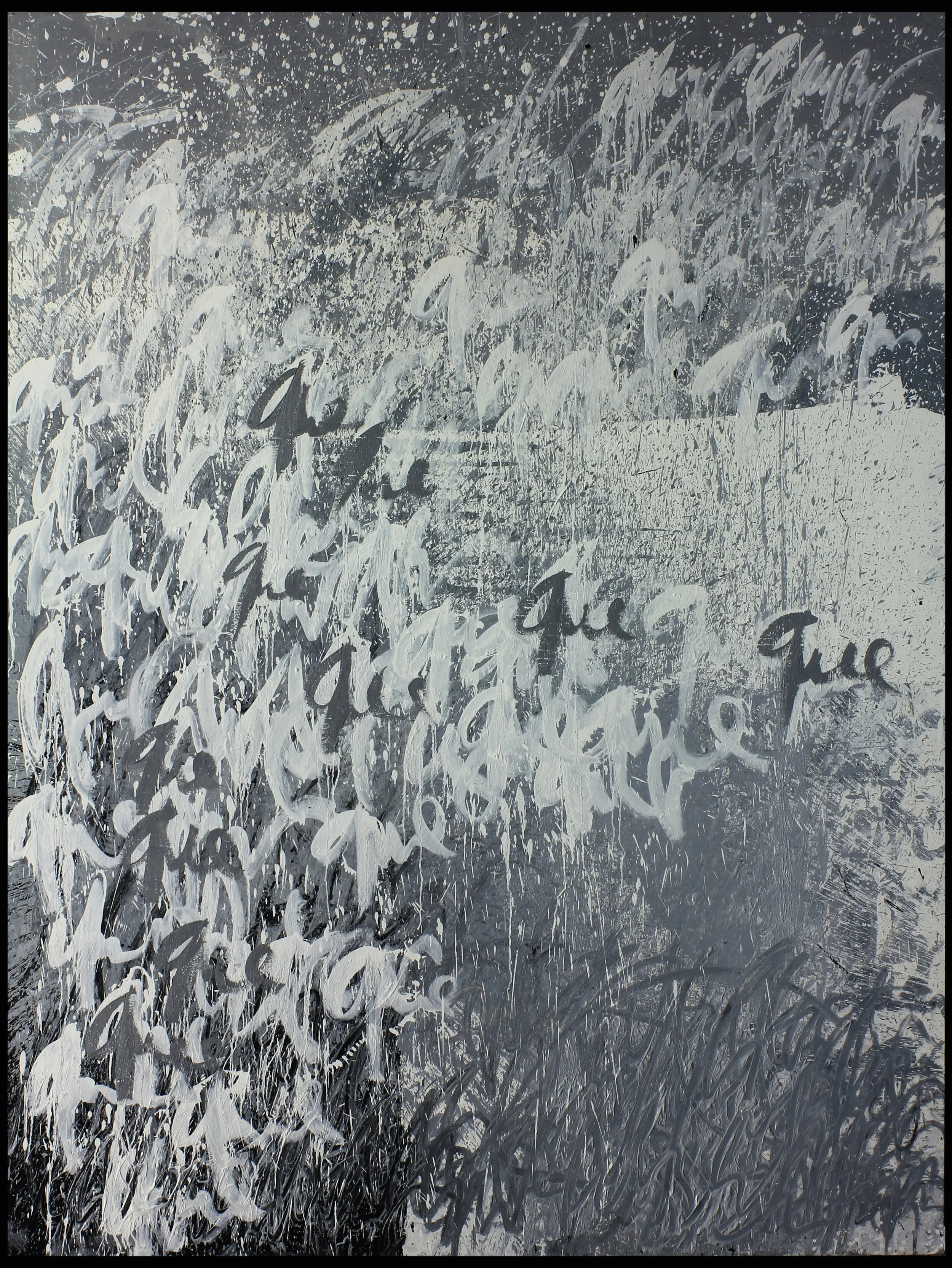 Subconscious N0507.16, Oil in Wood Panel,  96 x 72 in