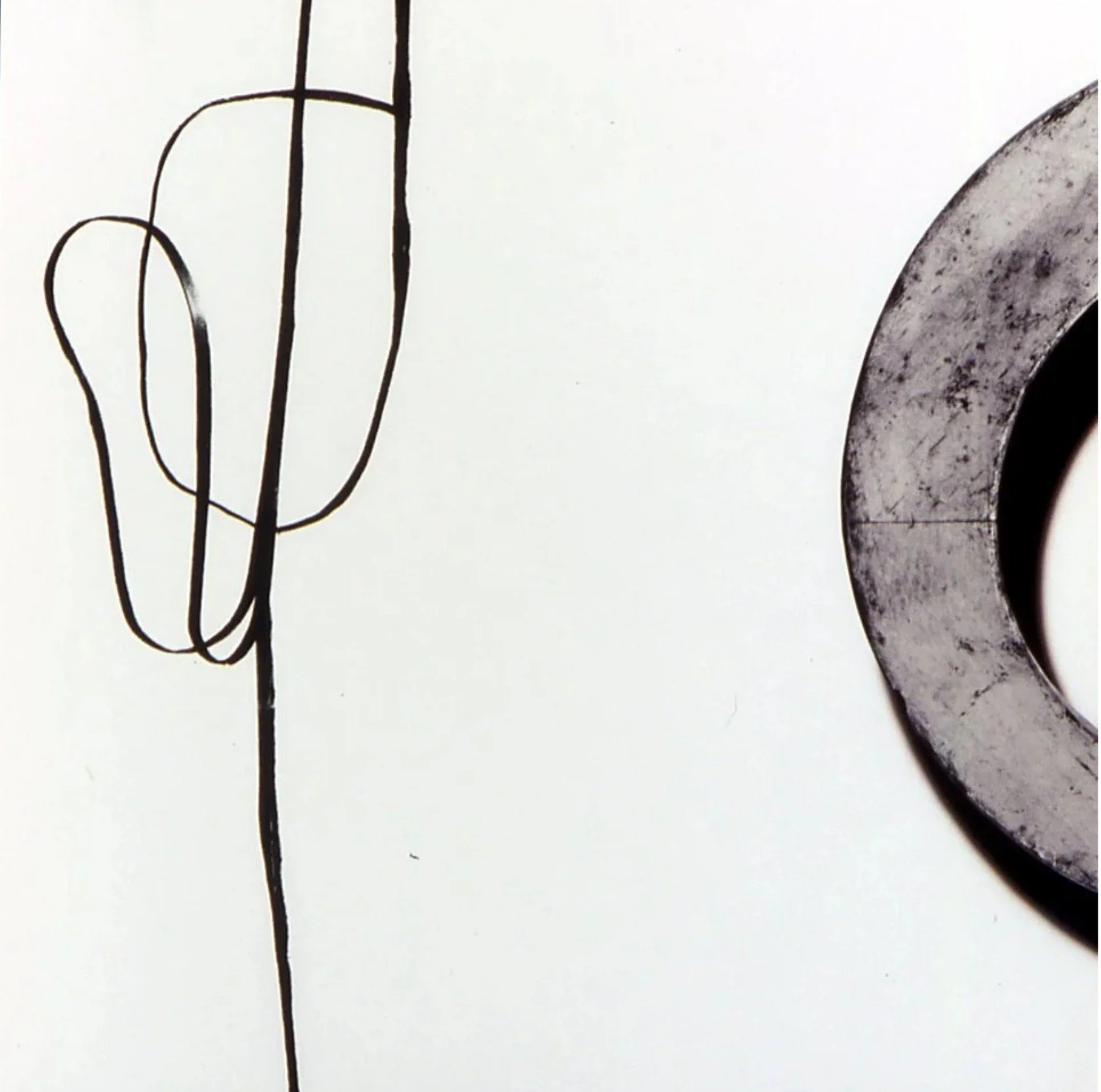 Estranged, Mix Media on Wood Panel, 48 x 48 In