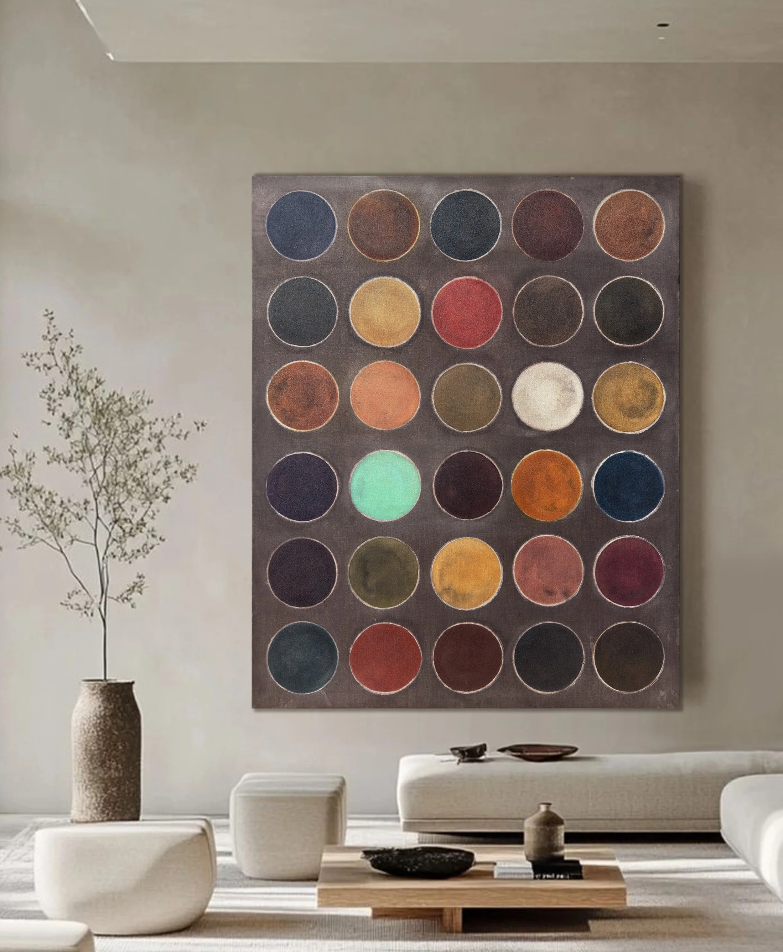 CONSIST
2025
Mixed media on
repurposed denim.
48"x60"