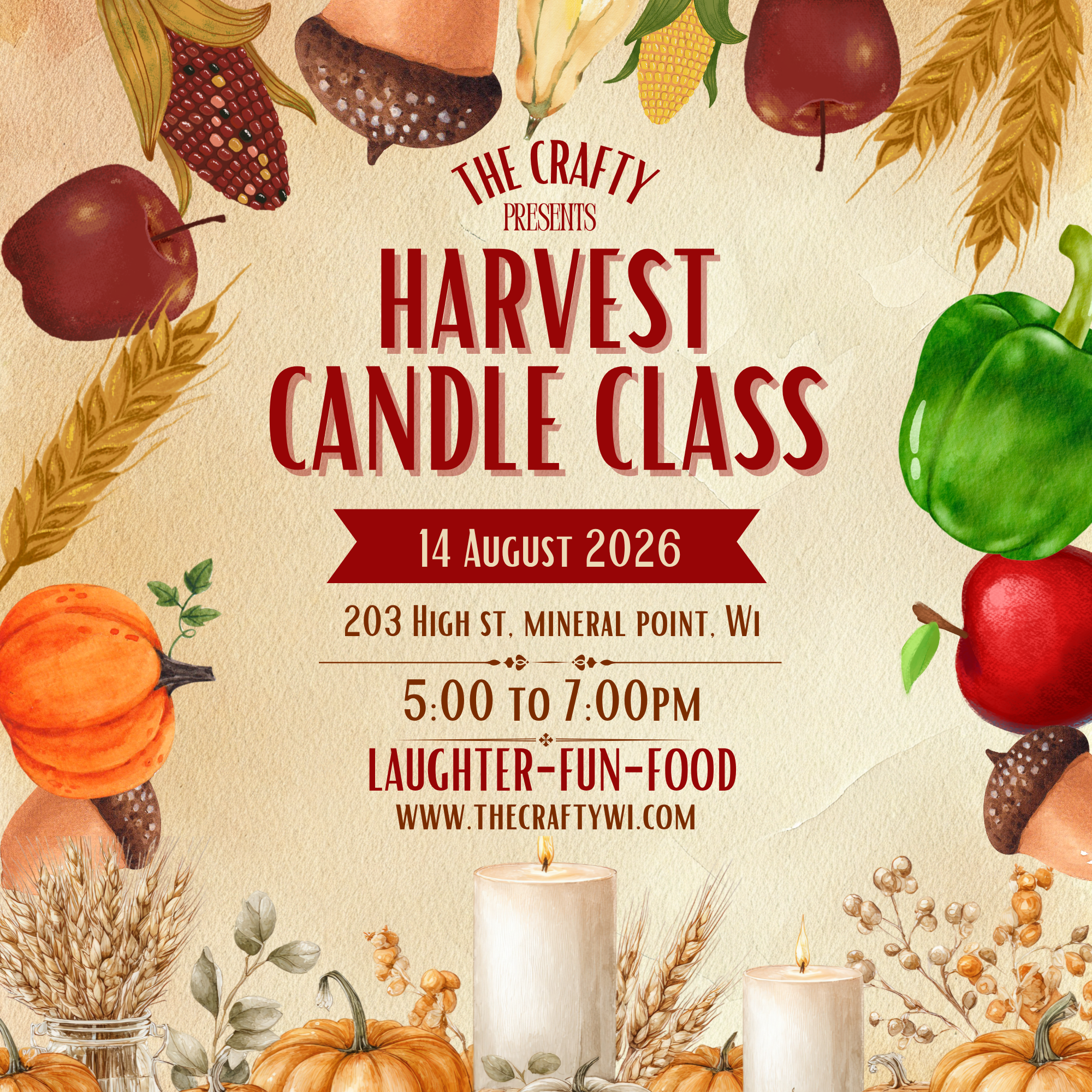 Harvest Candle Making Class