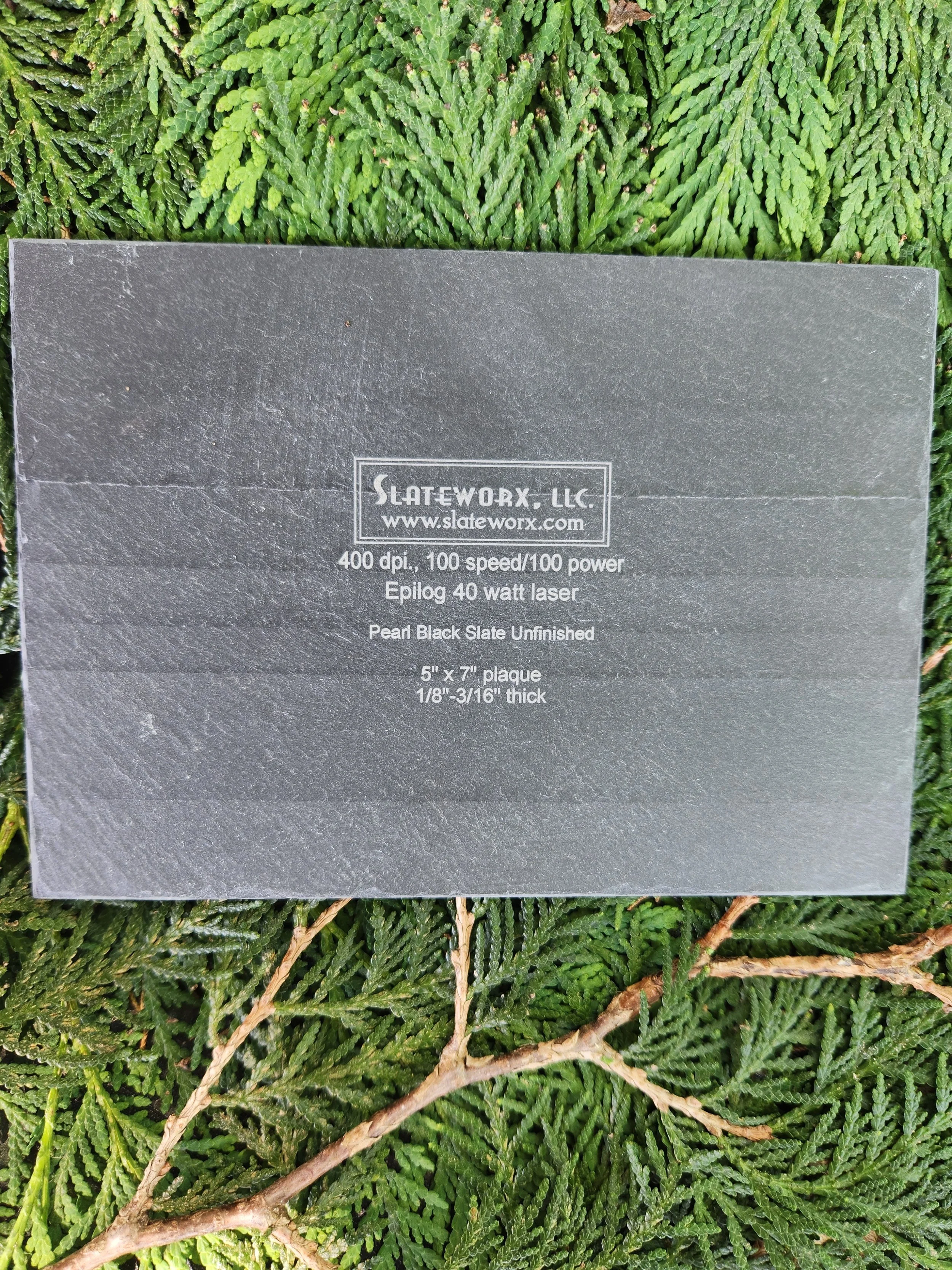 5" x 7" Blank Slate Plaque