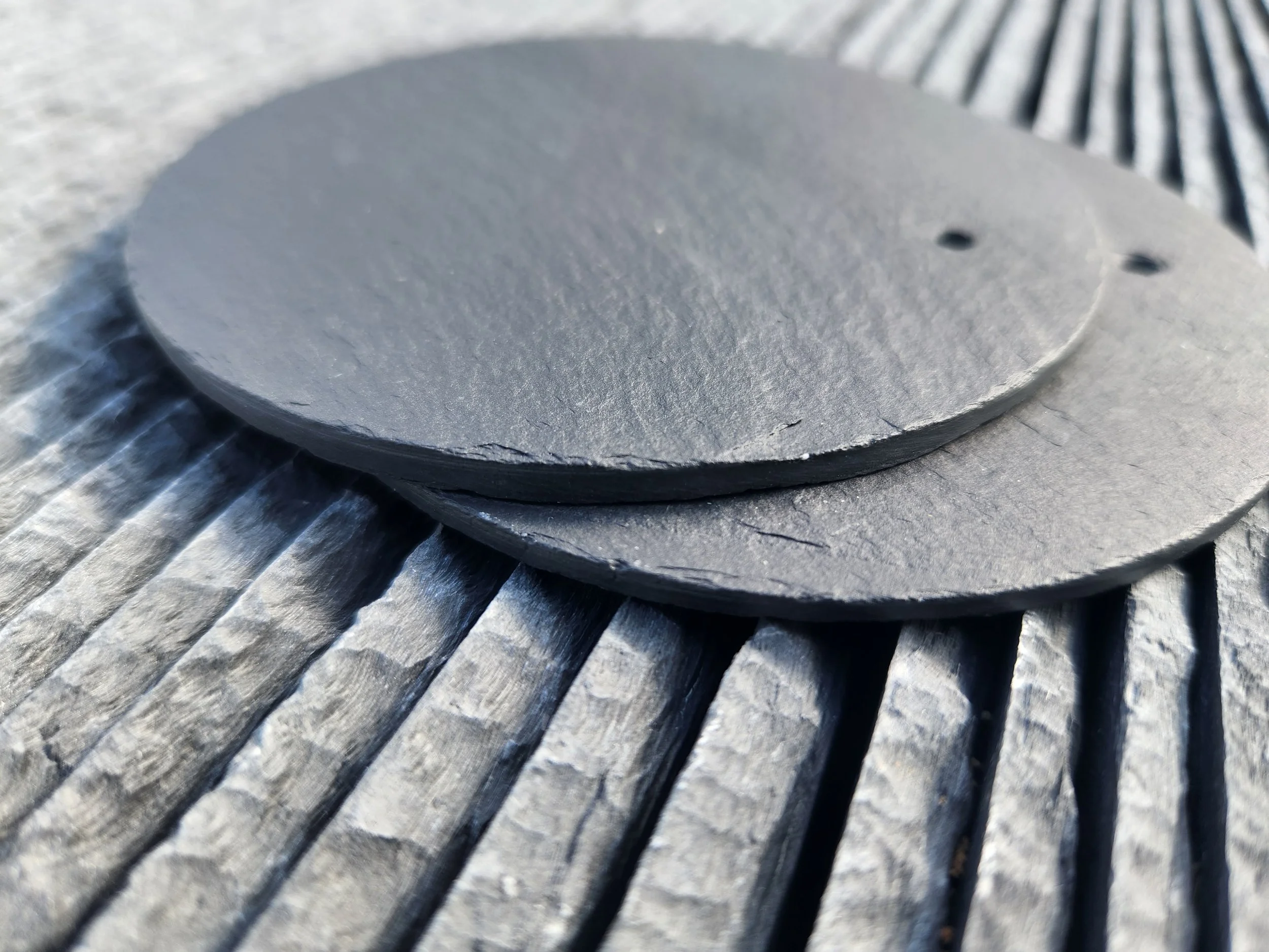 4 inch Blank Slate Ornaments 10 pcs