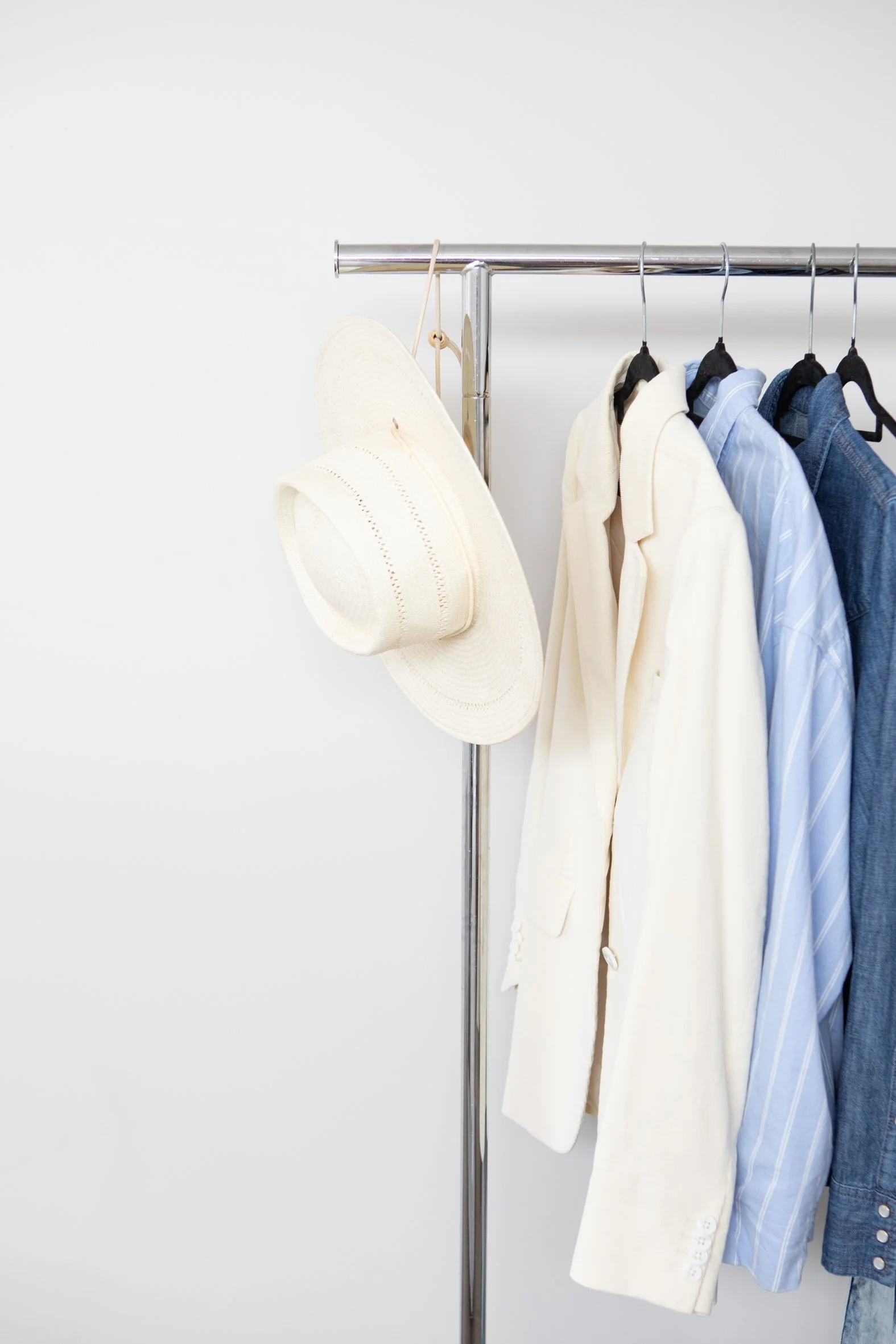 A rack or rail of clothing that suits all women