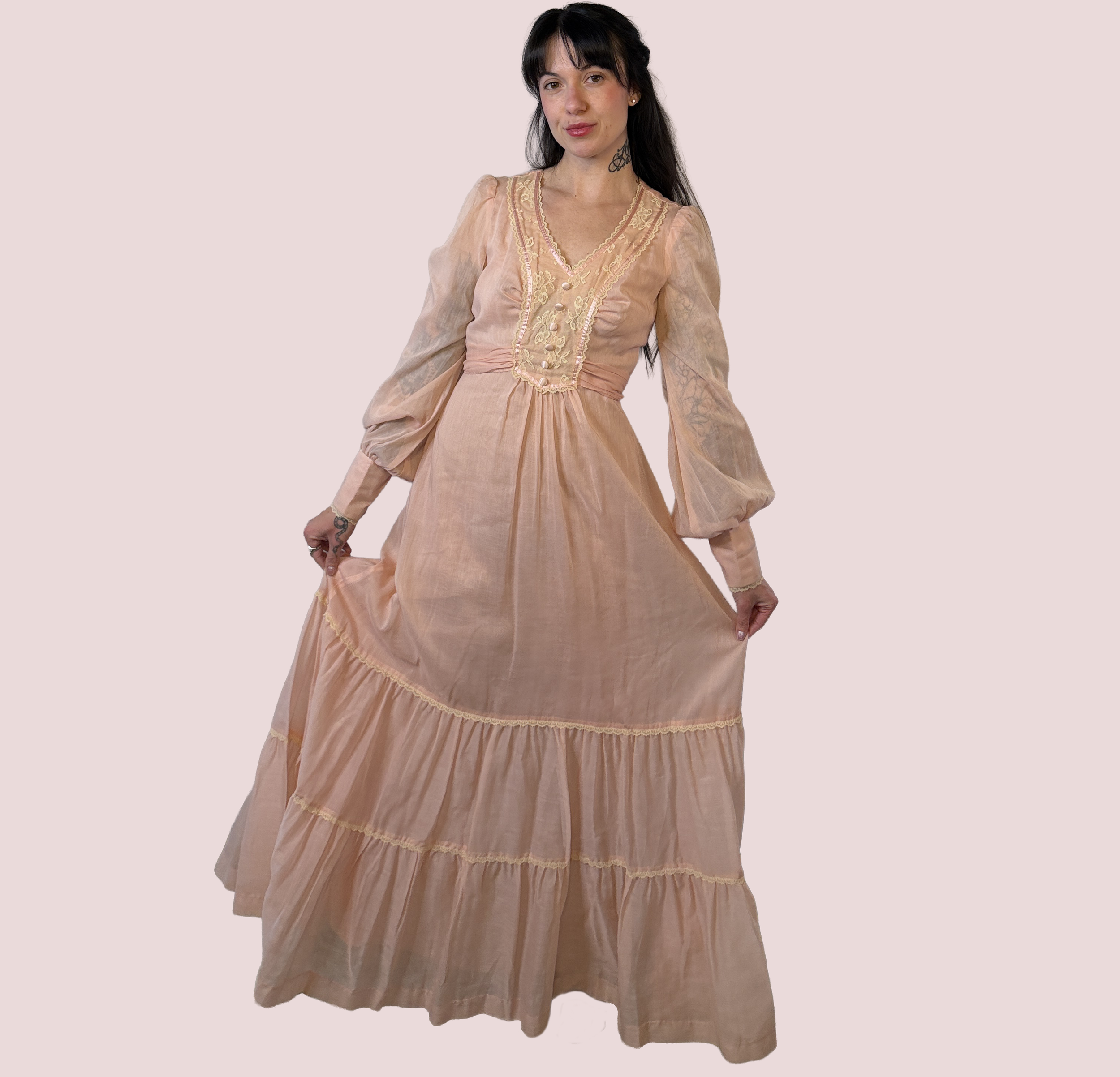 Pink Princess Gunne Sax Dress