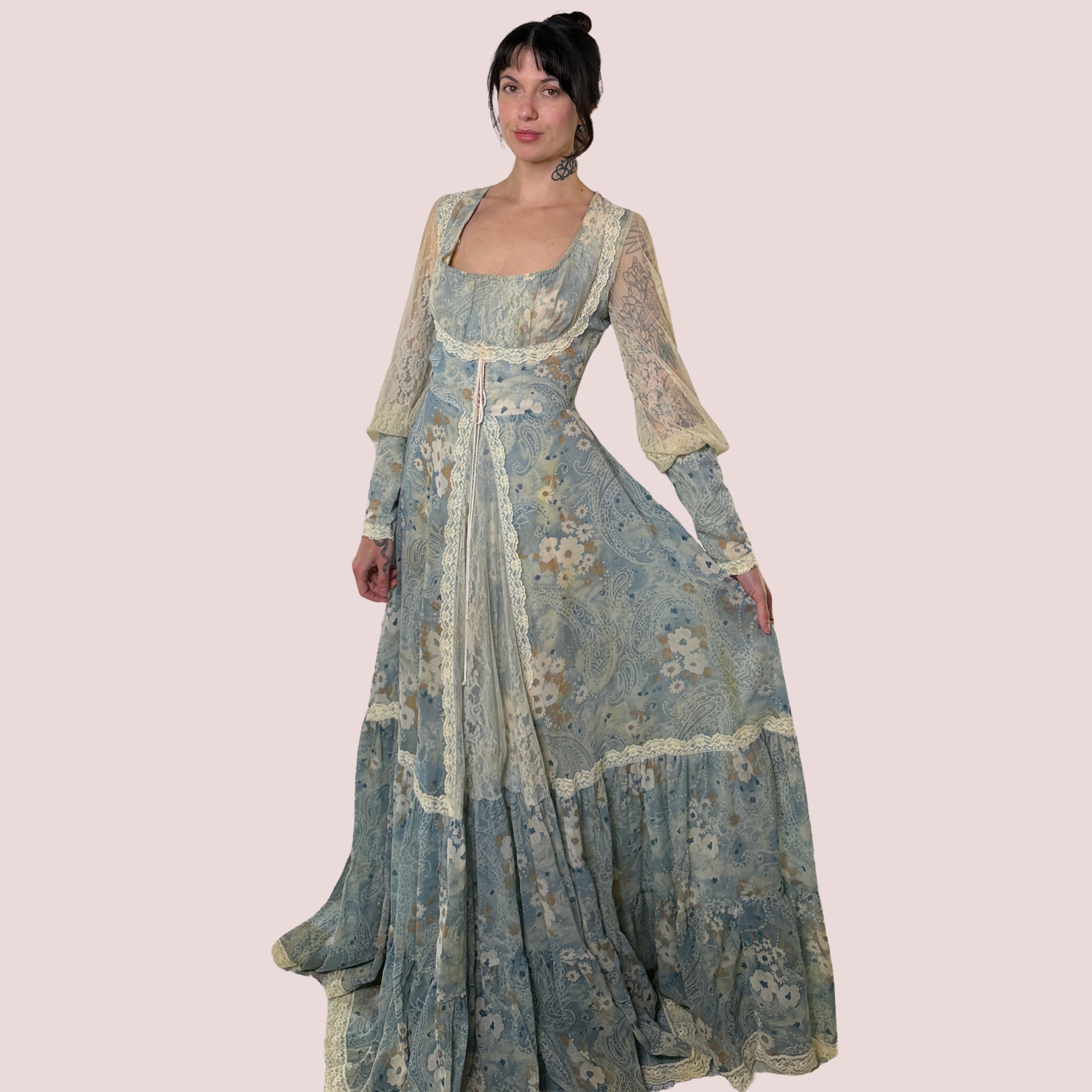 Gunne Sax Rare River Princess Dress
