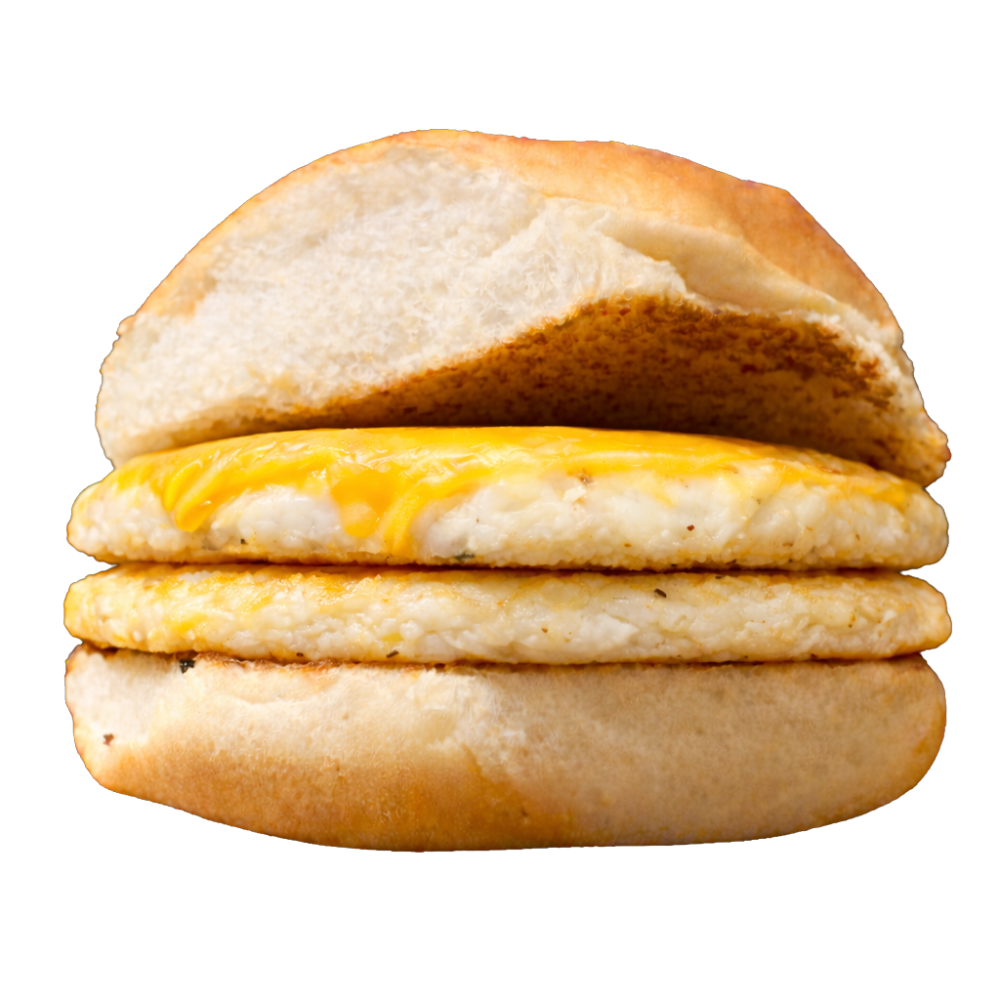 Double Egg and Cheese Breakfast Sandwich