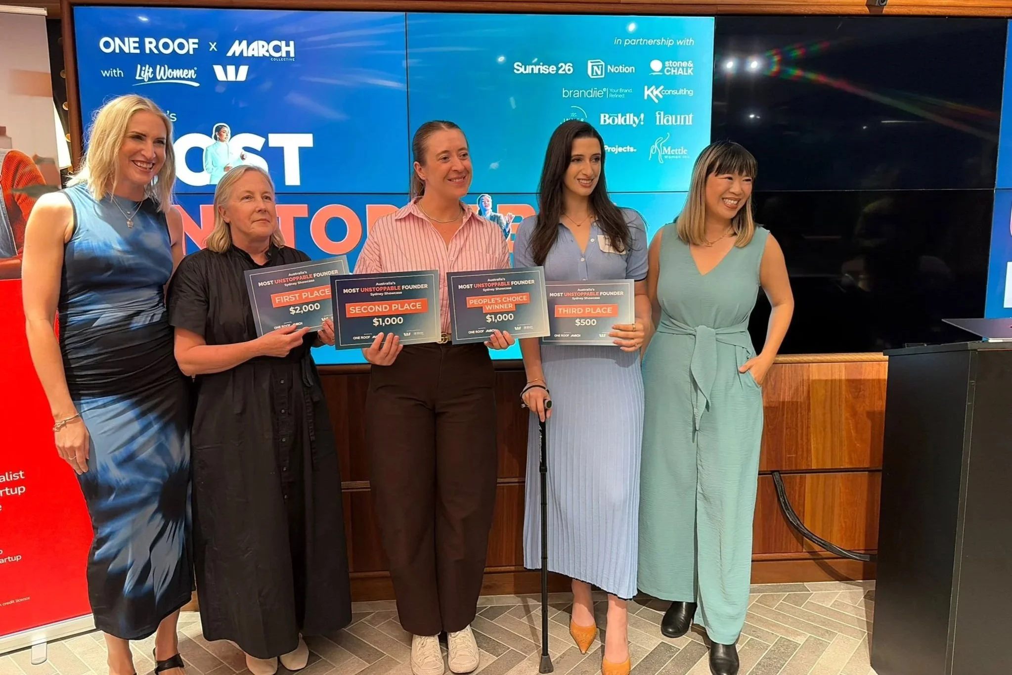 Wayfarer Places 3rd at Australia’s Most Unstoppable Founder Showcase