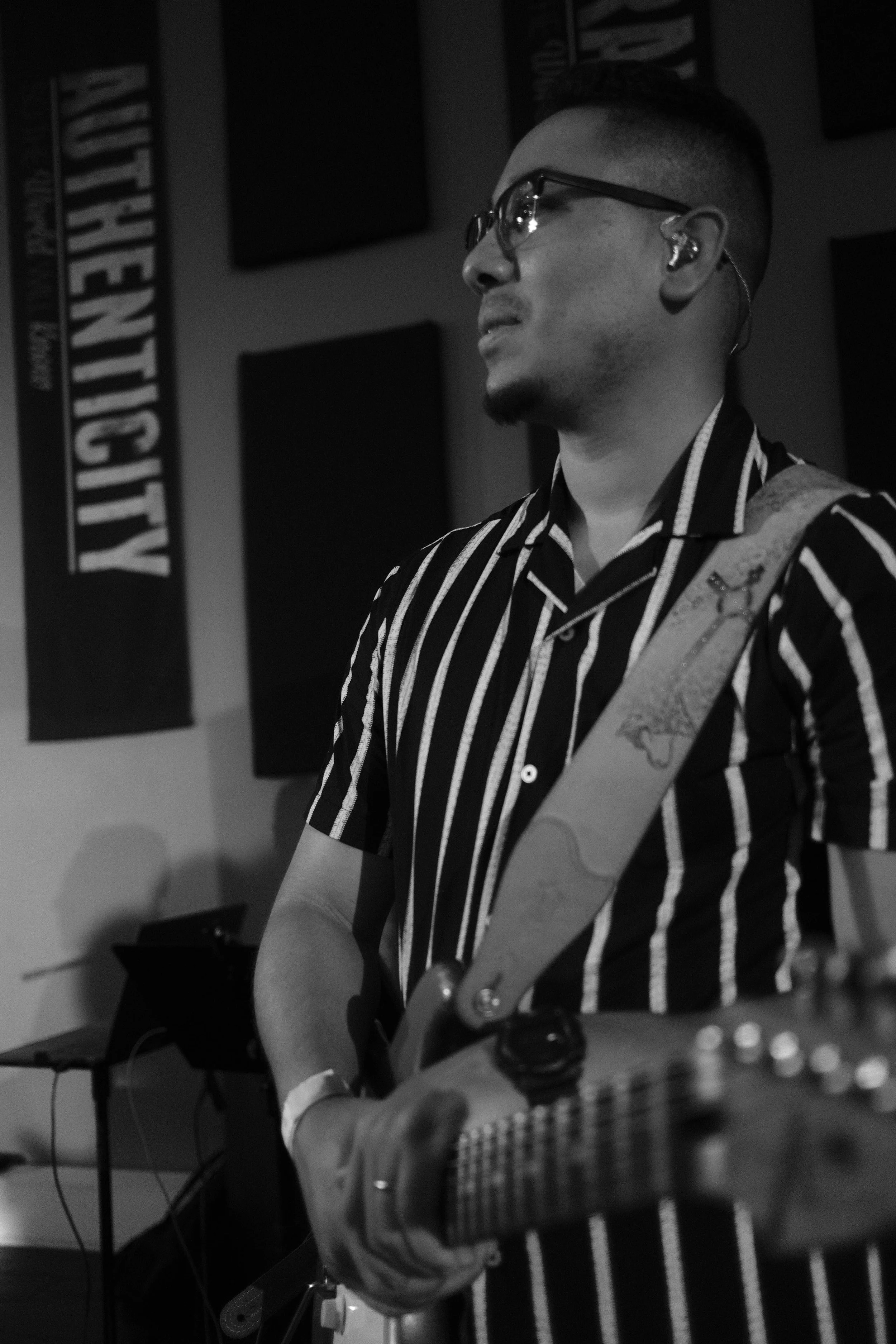 John LeVan Certified Guitar Tech Joseph at Ironwood Guitar Shop Franklin TN.