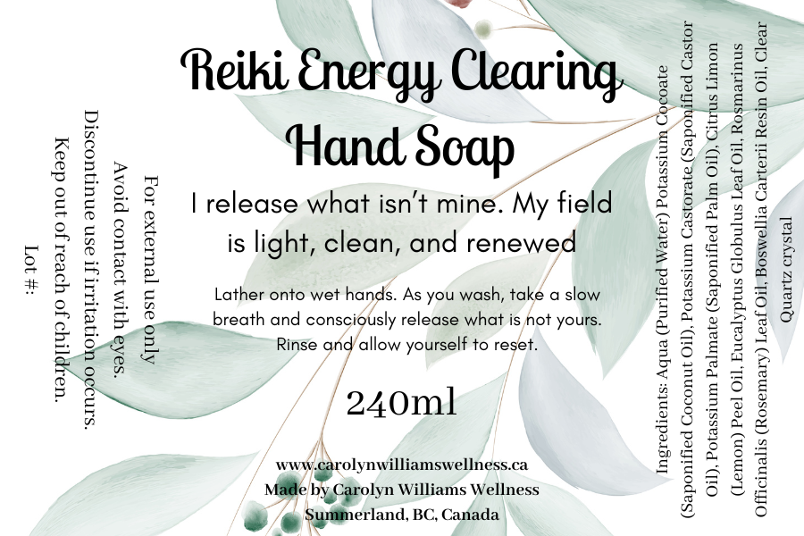 Reiki Clearing Hand Soap Label (3 x 2 in).png