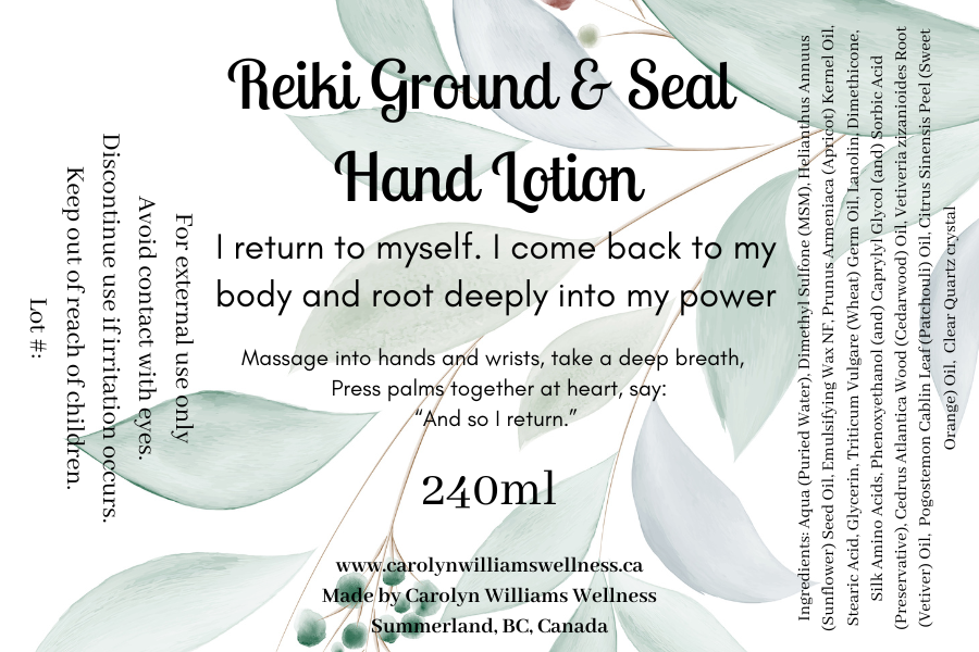 Reiki Clearing Hand Lotion Label (3 x 2 in).png