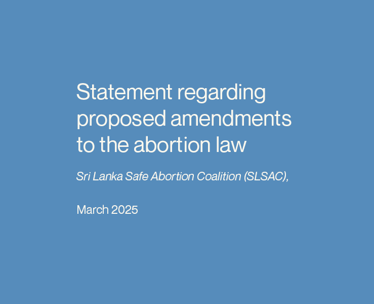 Statement regarding proposed amendments to the abortion law