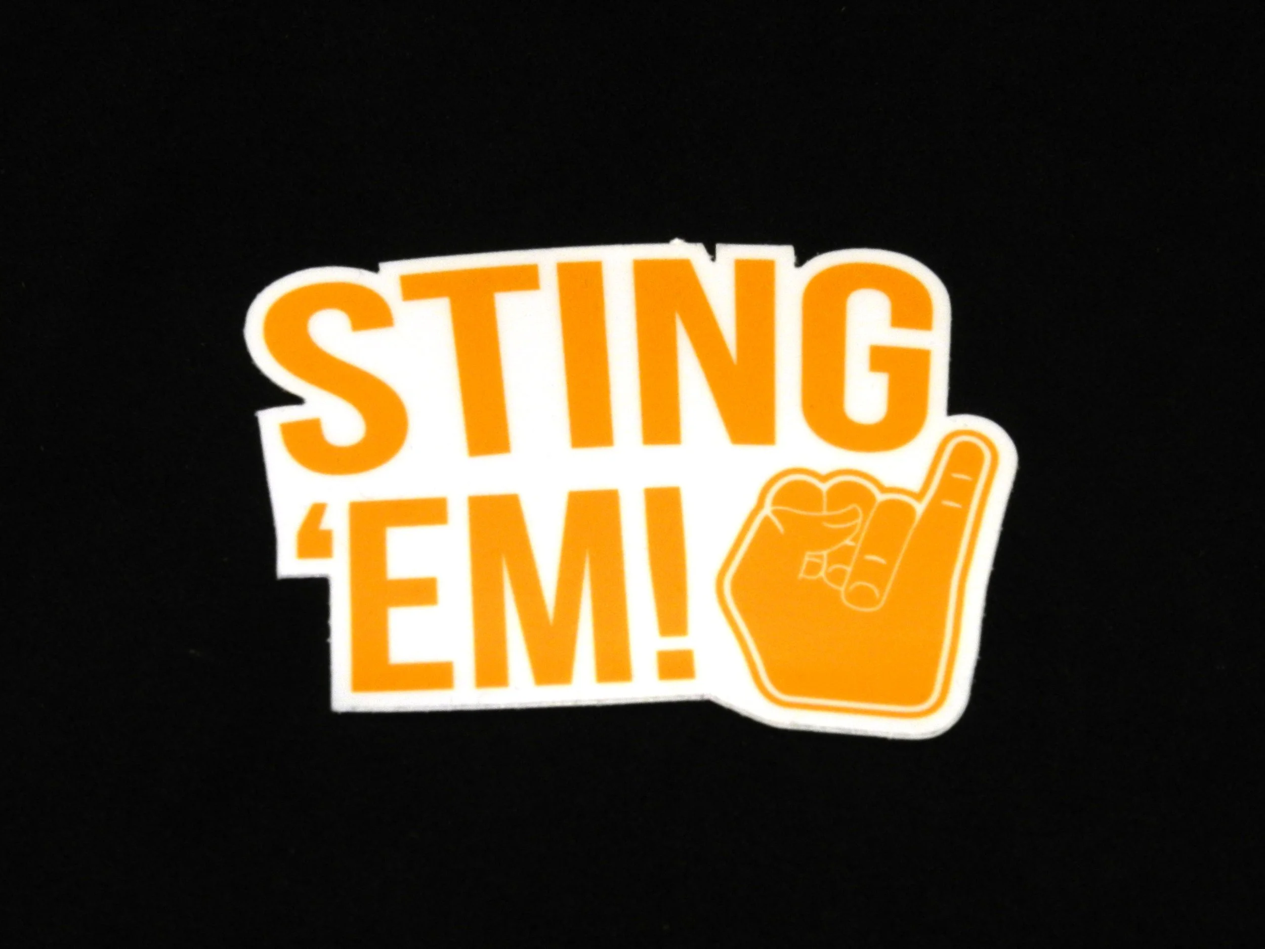 One of the sticker designs