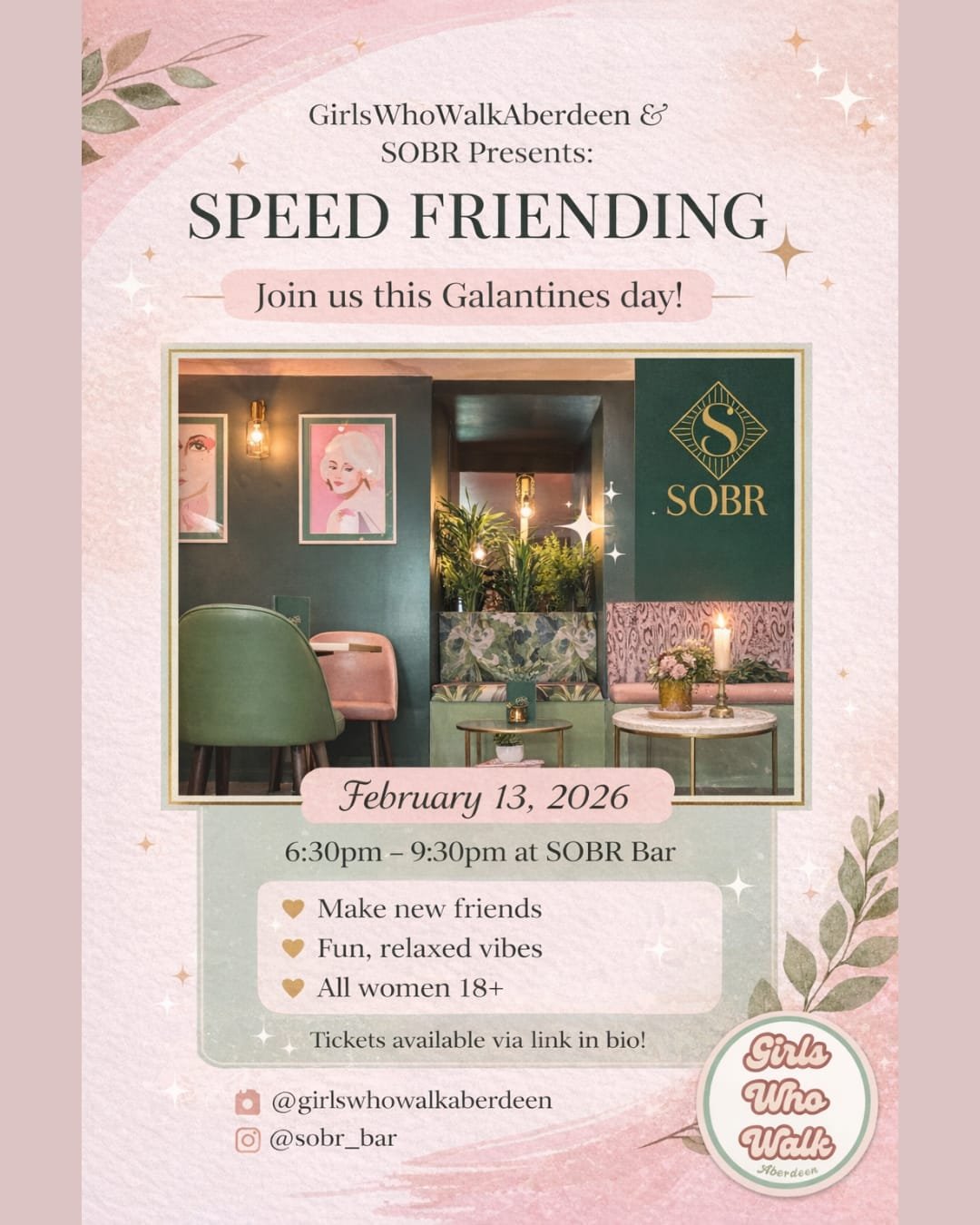 Galentine’s speed friending