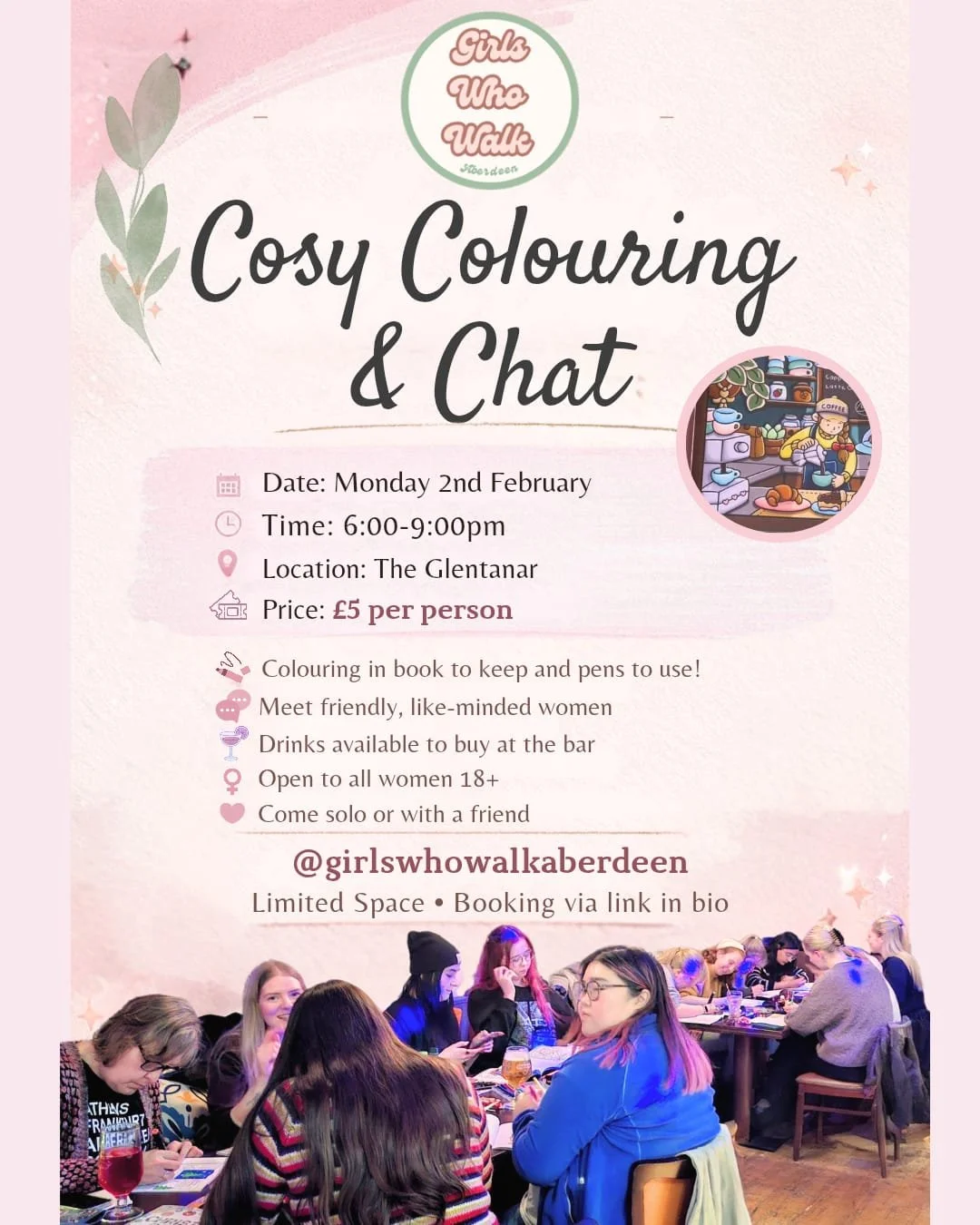 Cosy Colouring in and Chat Monday