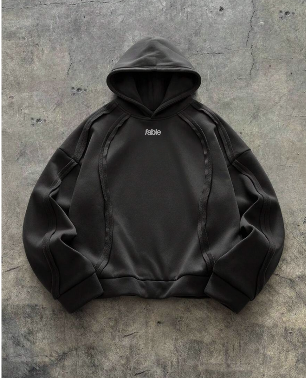 staple fable heavyweight hoody (grey) (Copy)