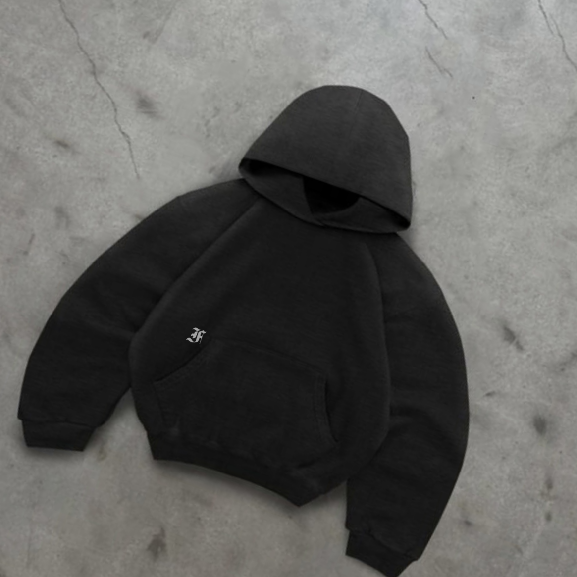 staple fable heavyweight hoody (grey) (Copy)