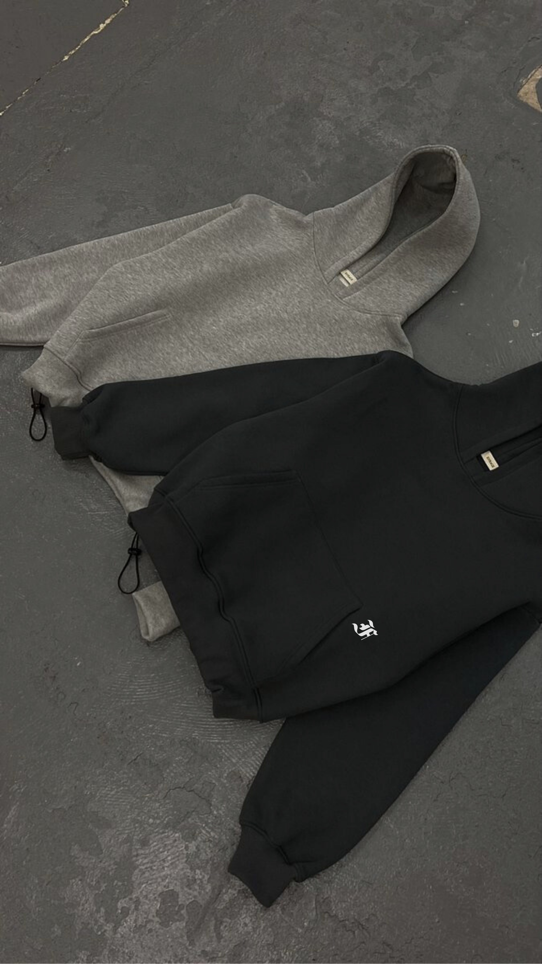 staple fable heavyweight hoody (grey) (Copy)