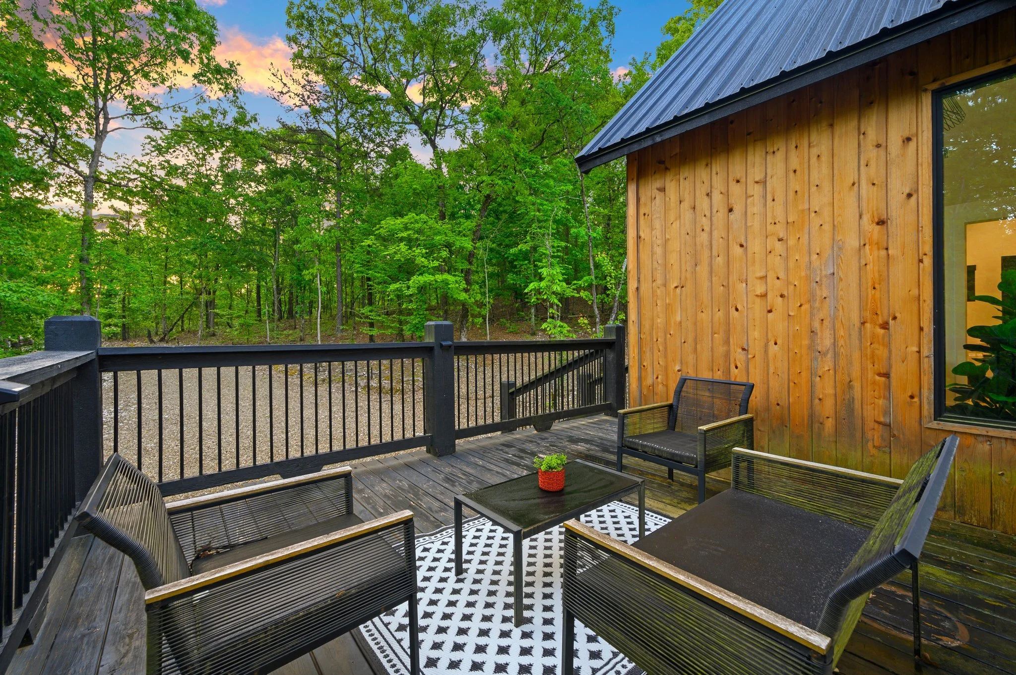 Front deck at Hygge Hill