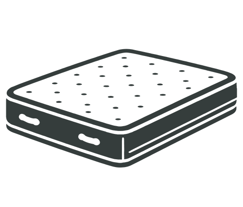Simple line drawing of a black rectangular drug storage container with small holes on top and side ventilation slots.