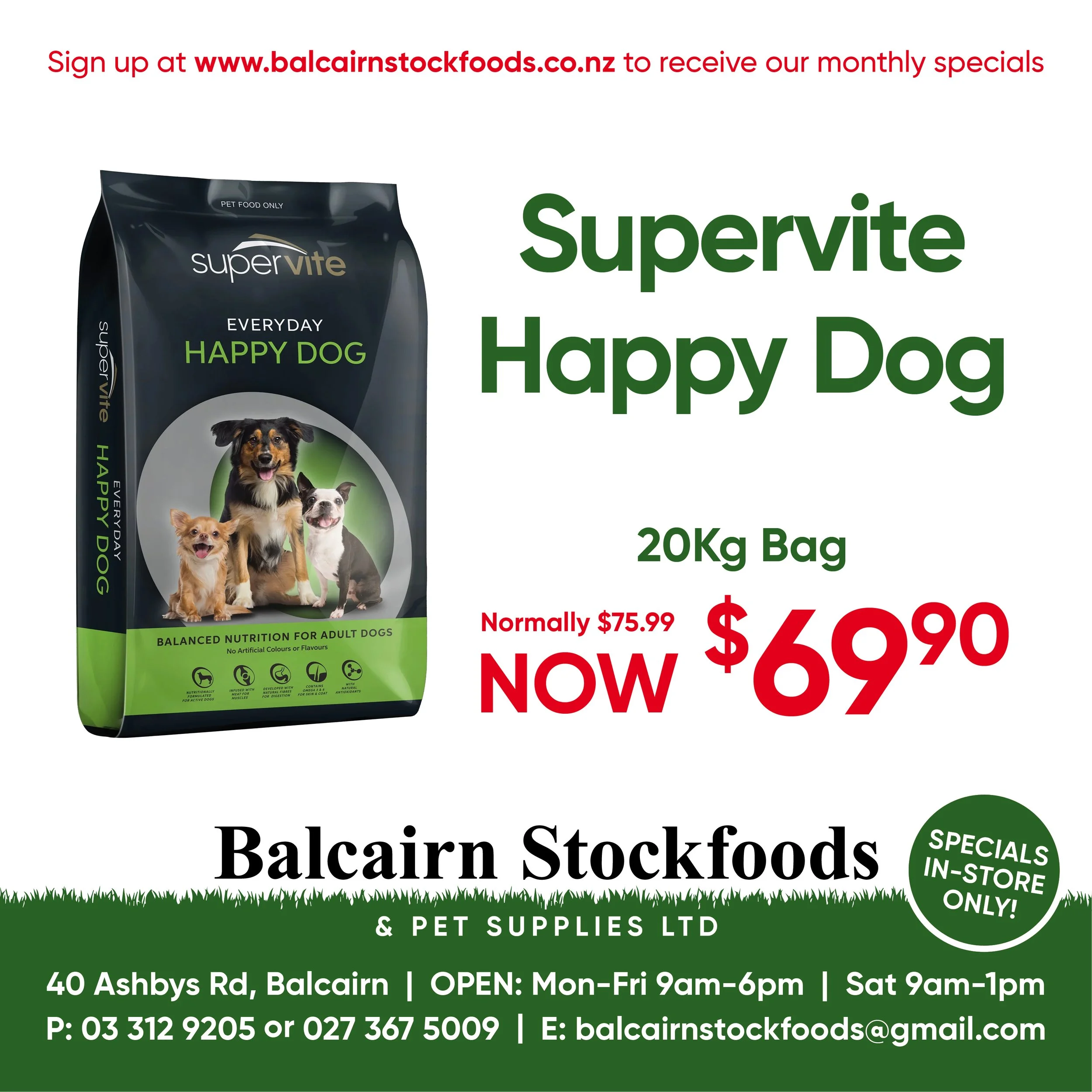 Everyday Happy Dog Food 20Kg