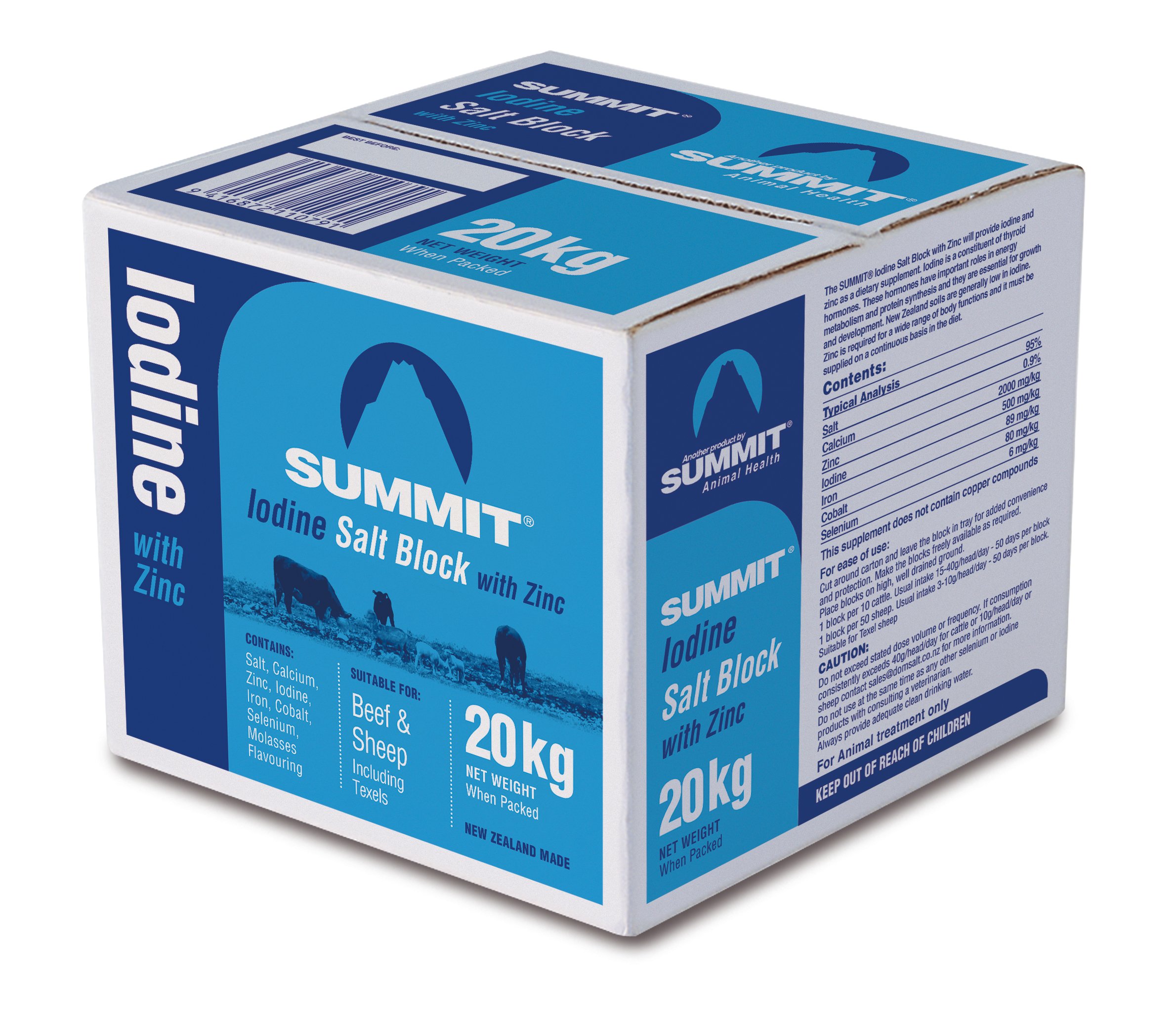 Summit - Iodine Salt Block 20Kg
