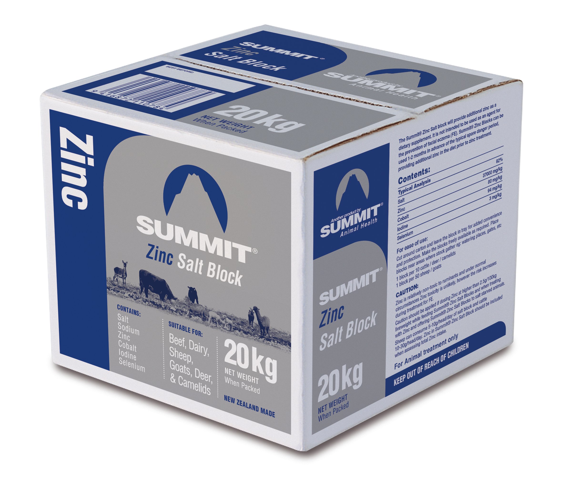 Summit - Zinc Salt Block 20kg